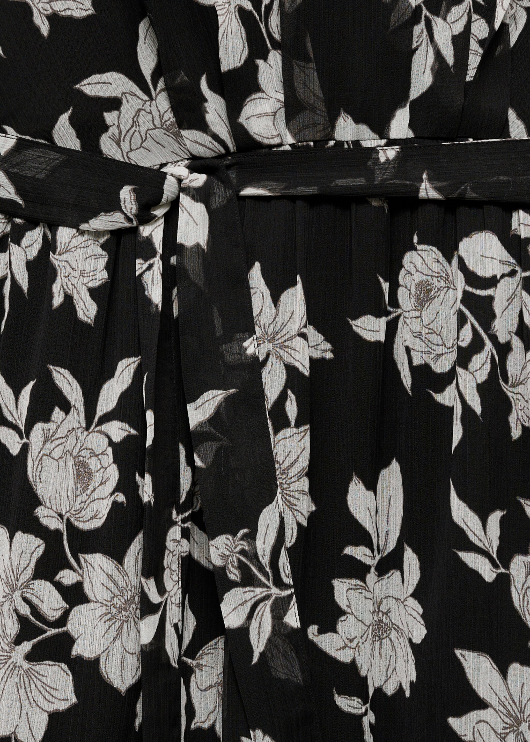 Ruffled floral print dress - Details of the article 8