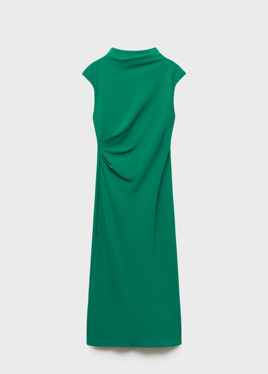 Mango A-line dress with draped waist