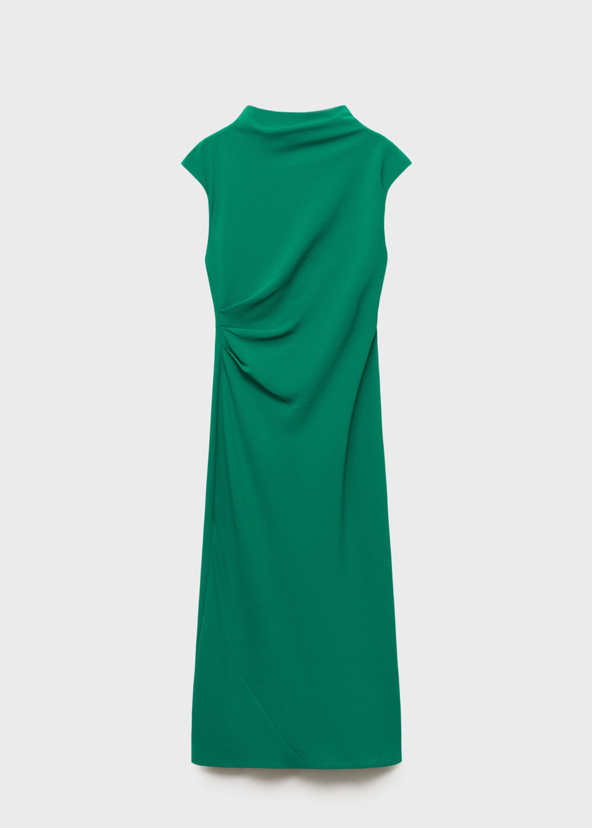 A-line dress with draped waist - Article without model