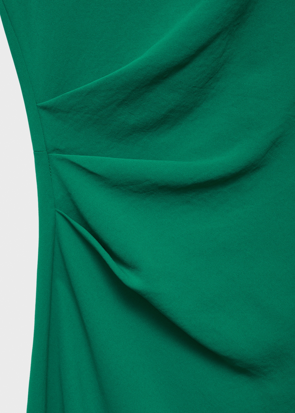 Mango A-line dress with draped waist