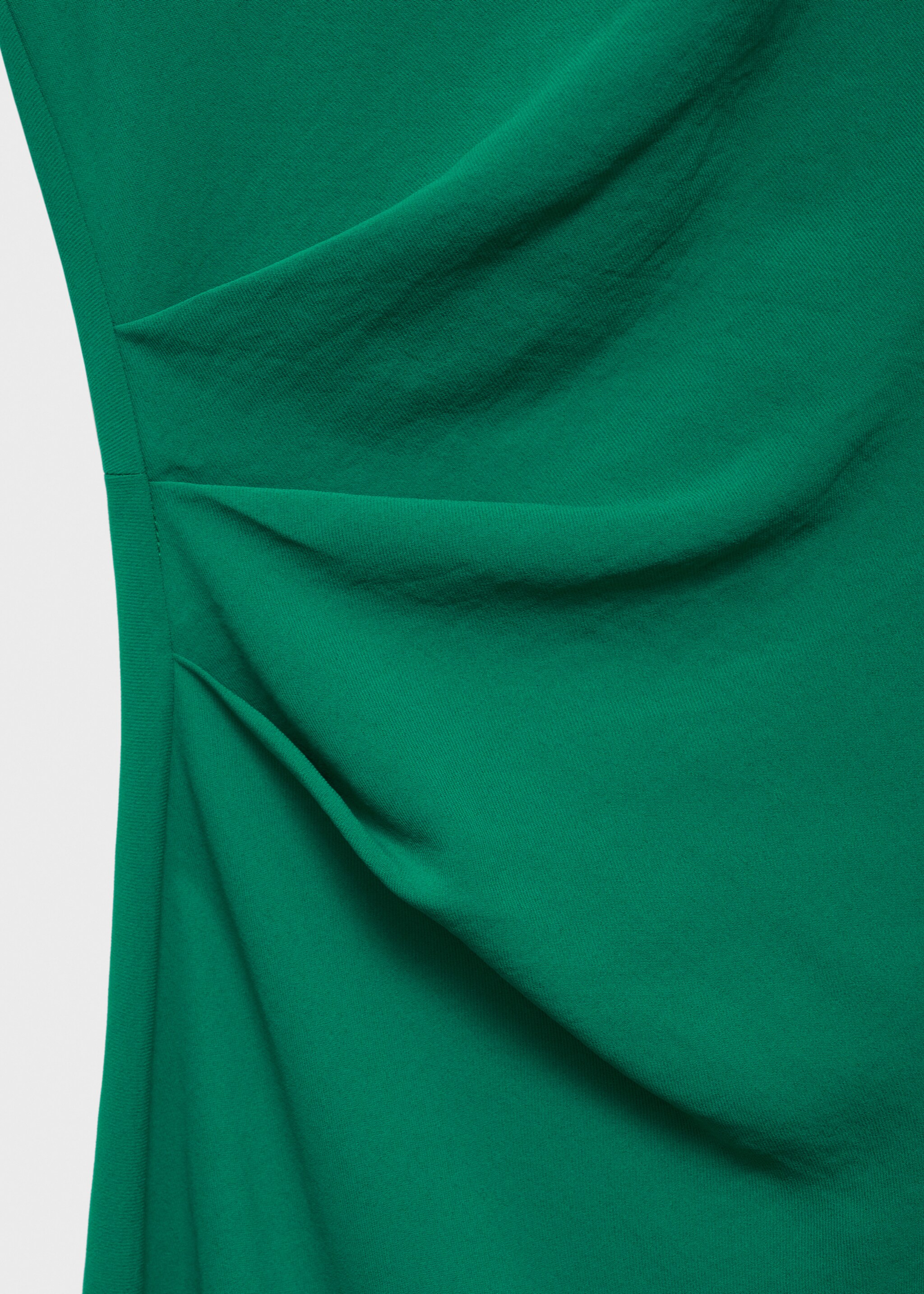 A-line dress with draped waist - Details of the article 0
