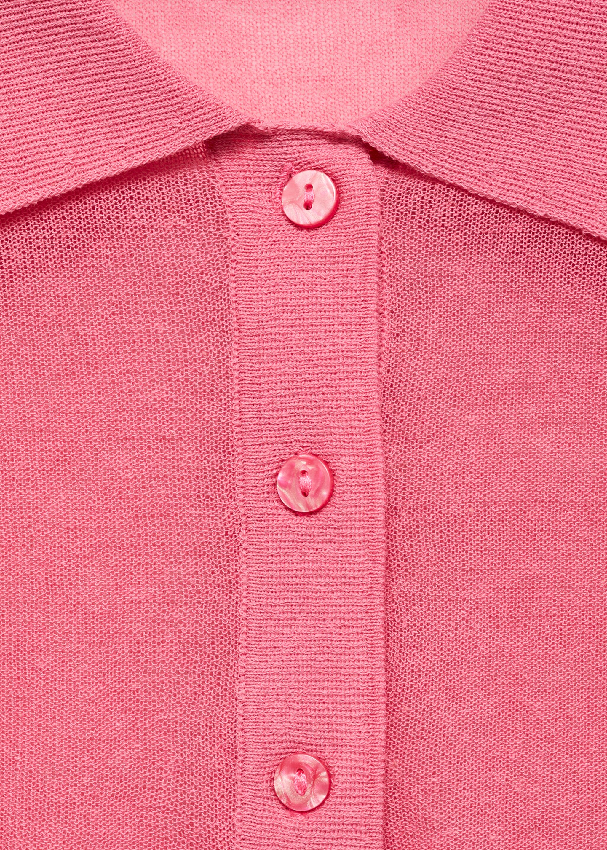 Knitted polo-neck sweater - Details of the article 8