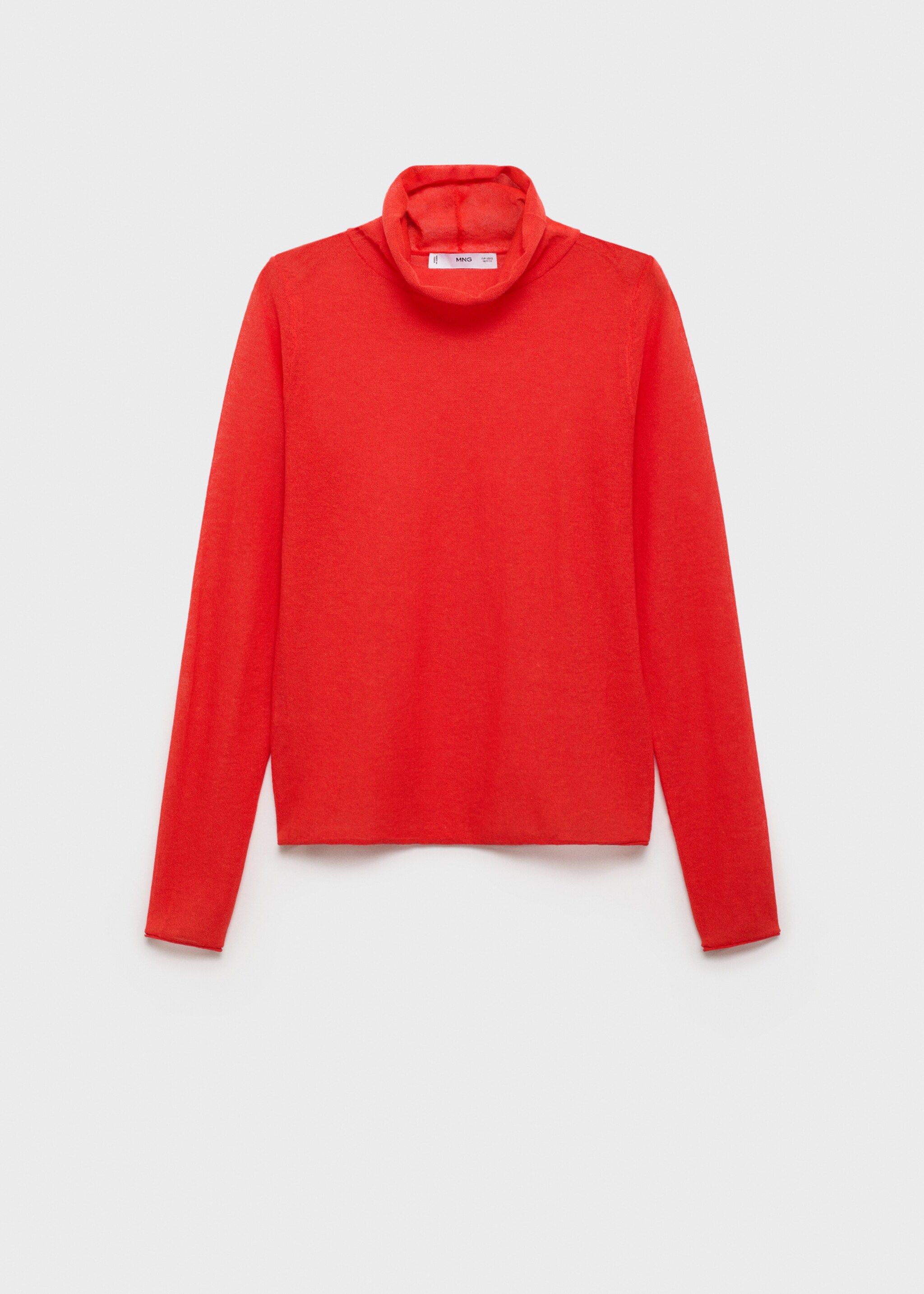 Semi-transparent turtleneck sweater - Article without model