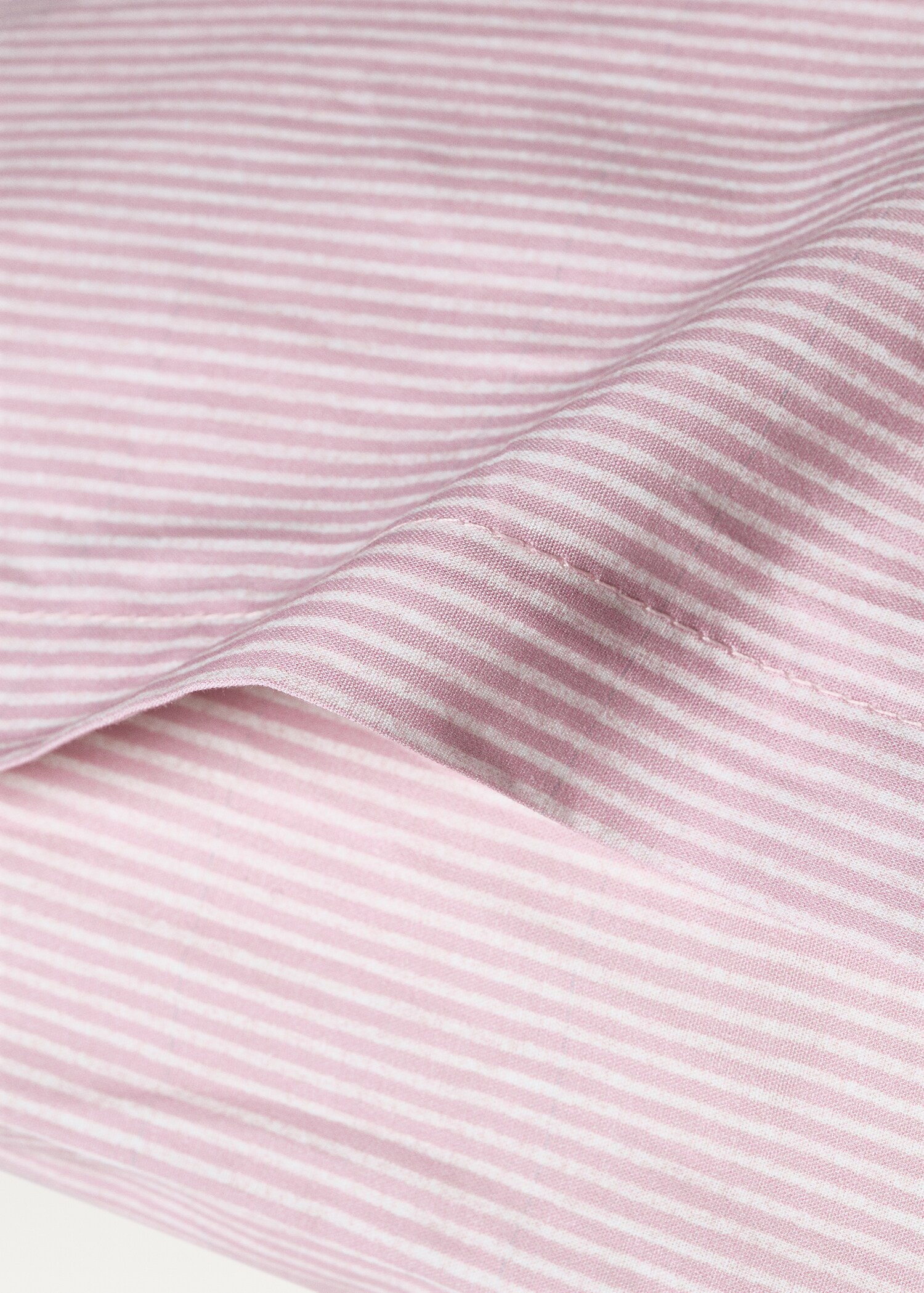 Taie d'oreiller enfant coton percale rayures 50x75 cm - Détail de l'article 1