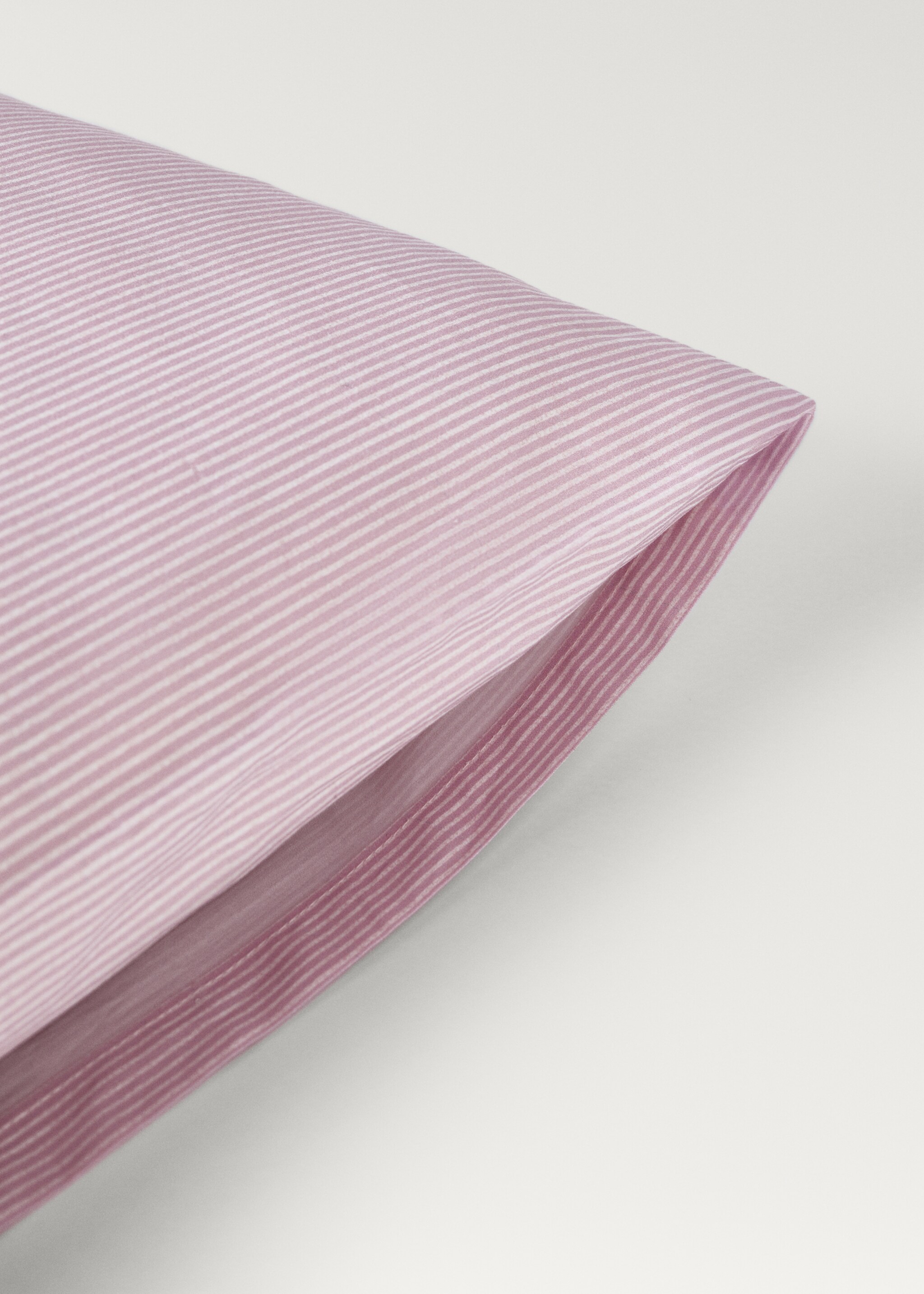 Cotton percale striped children's pillowcase, 50x75 cm - Details of the article 2