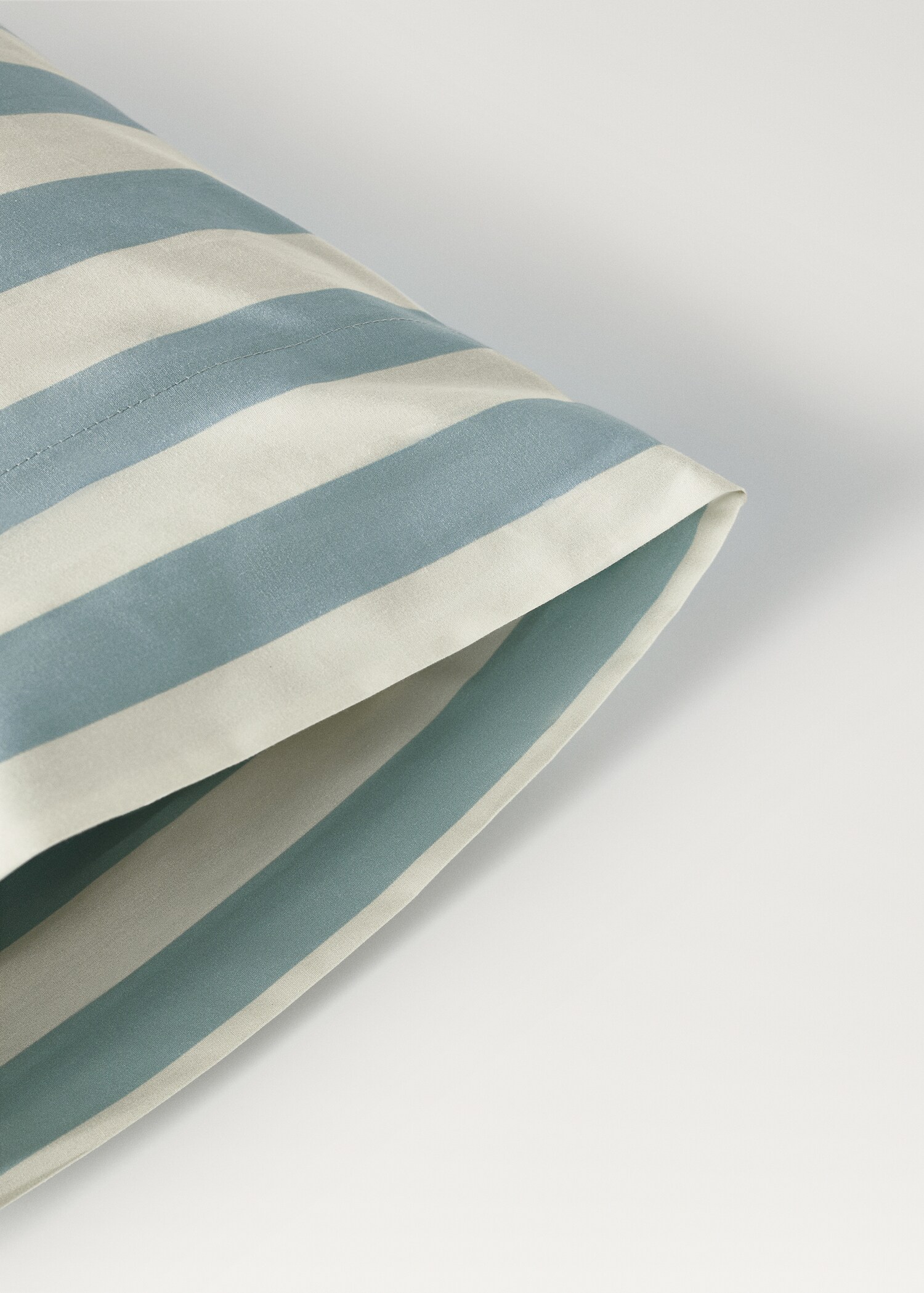 Gyermek vastag csíkos perkálpamut párnahuzat 45 x 110 cm - A termék adatai 1