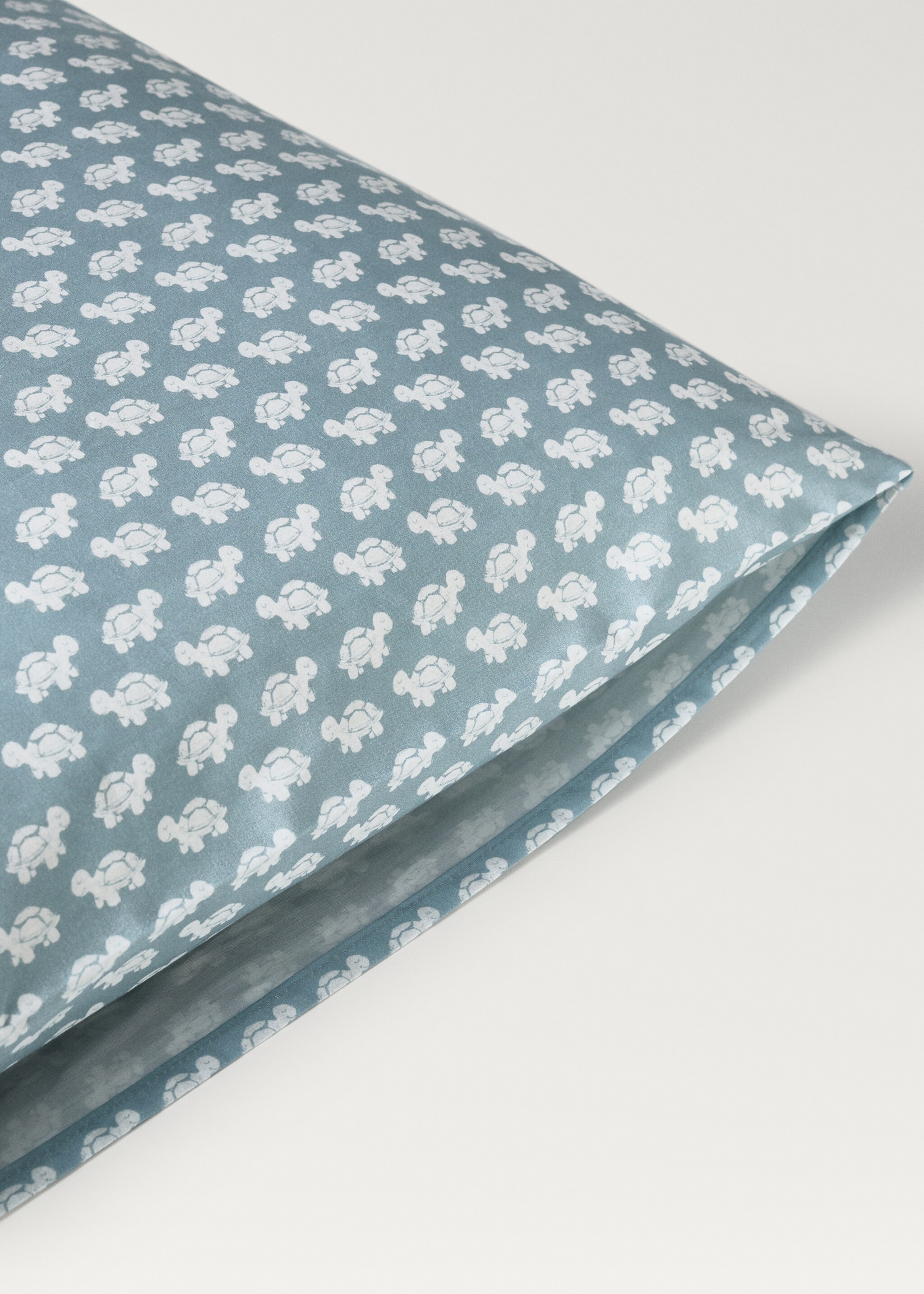 Cotton percale printed children's pillowcase 50x75 cm - Details of the article 2