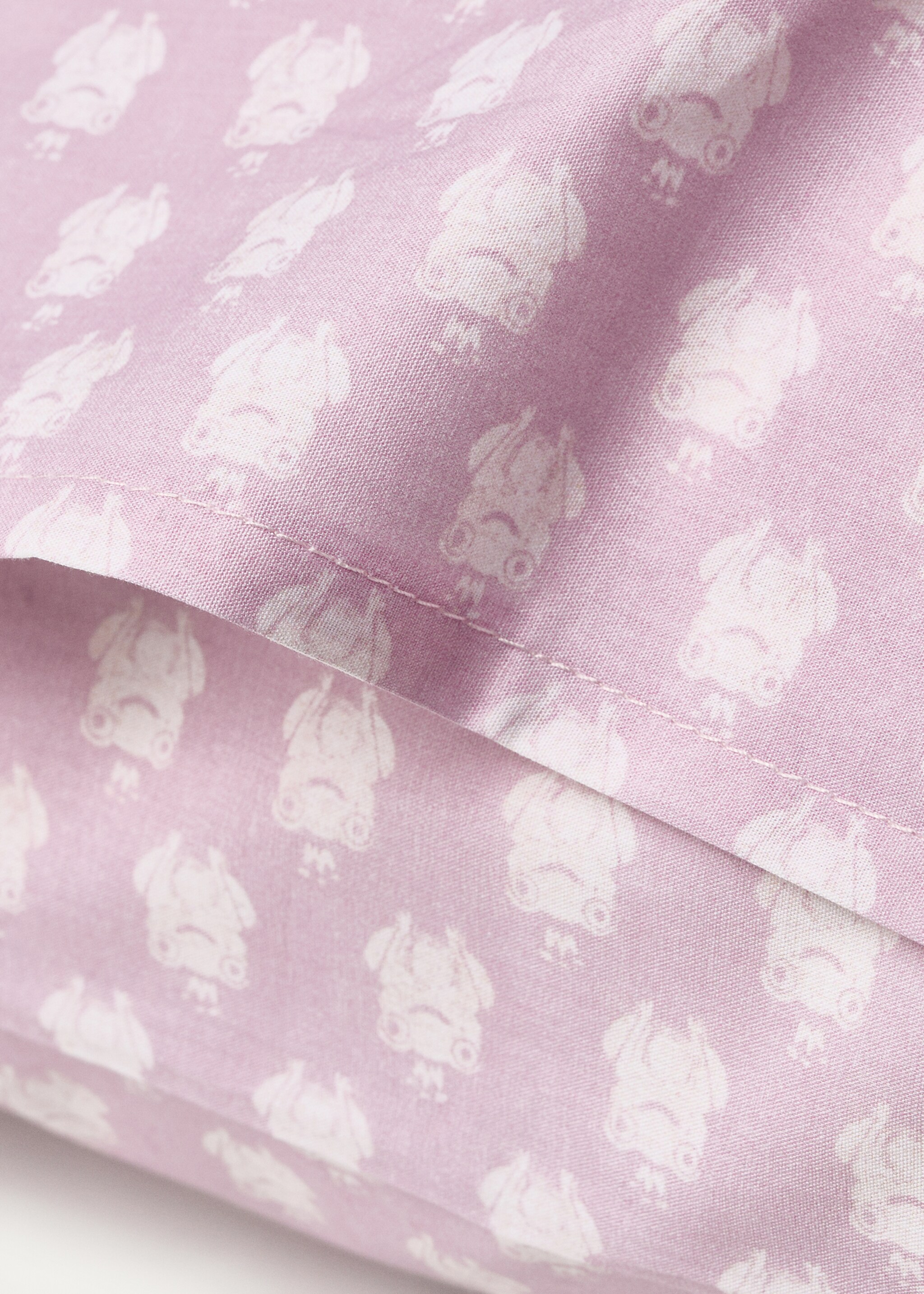 Cotton percale printed children's pillowcase 50x75 cm - Details of the article 1