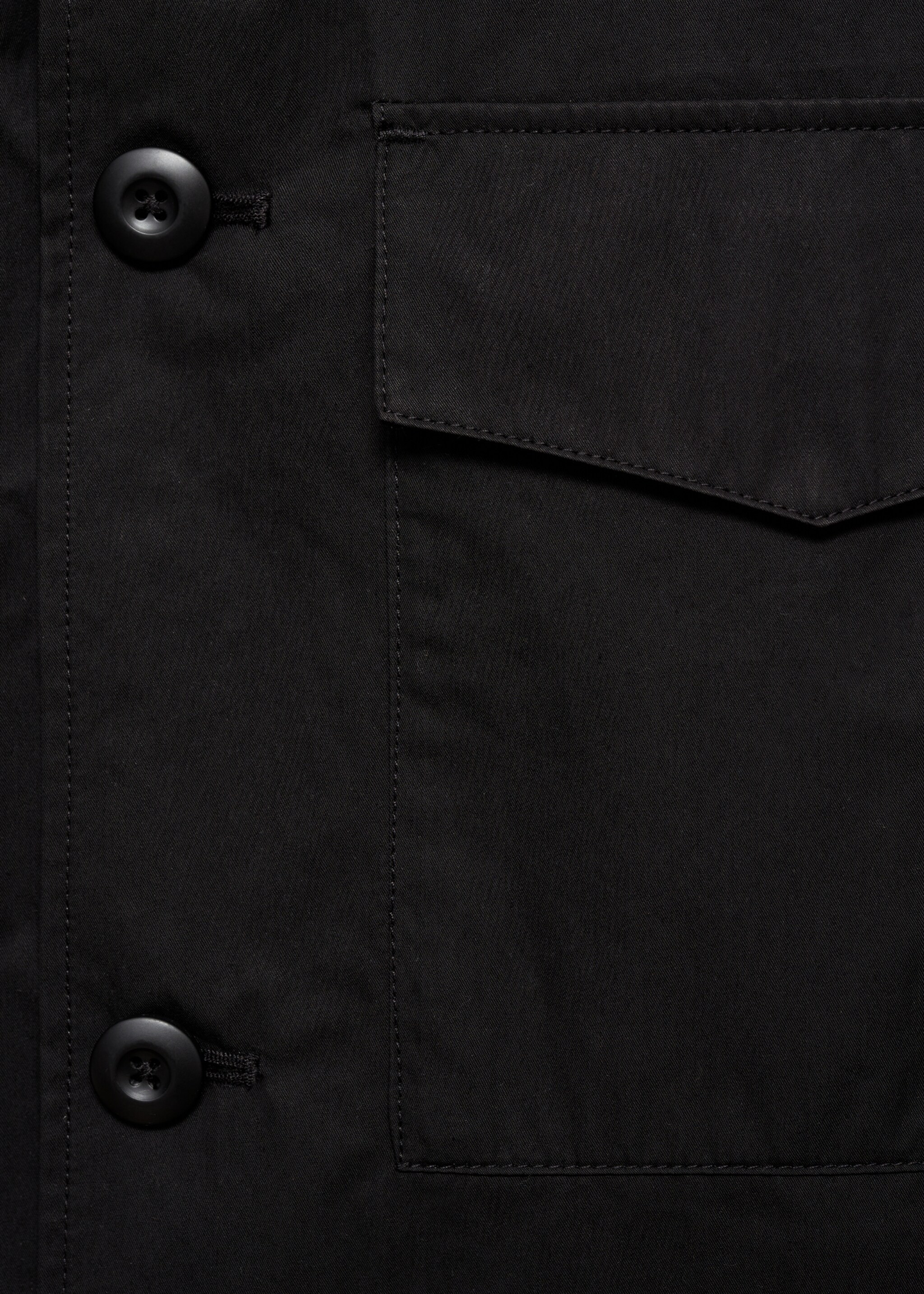 Relaxed-fit cotton overshirt - Details of the article 0