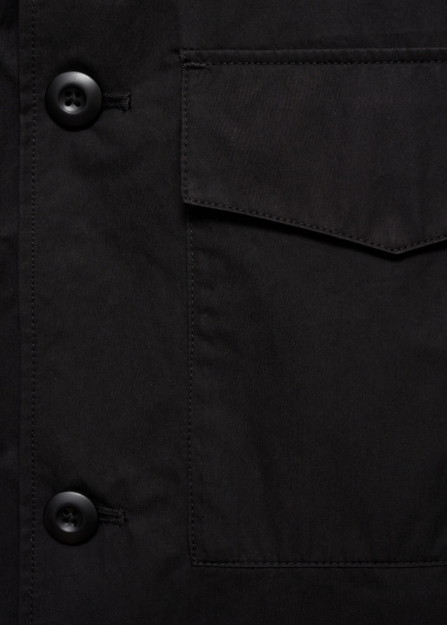 Relaxed-fit cotton overshirt - Details of the article 0