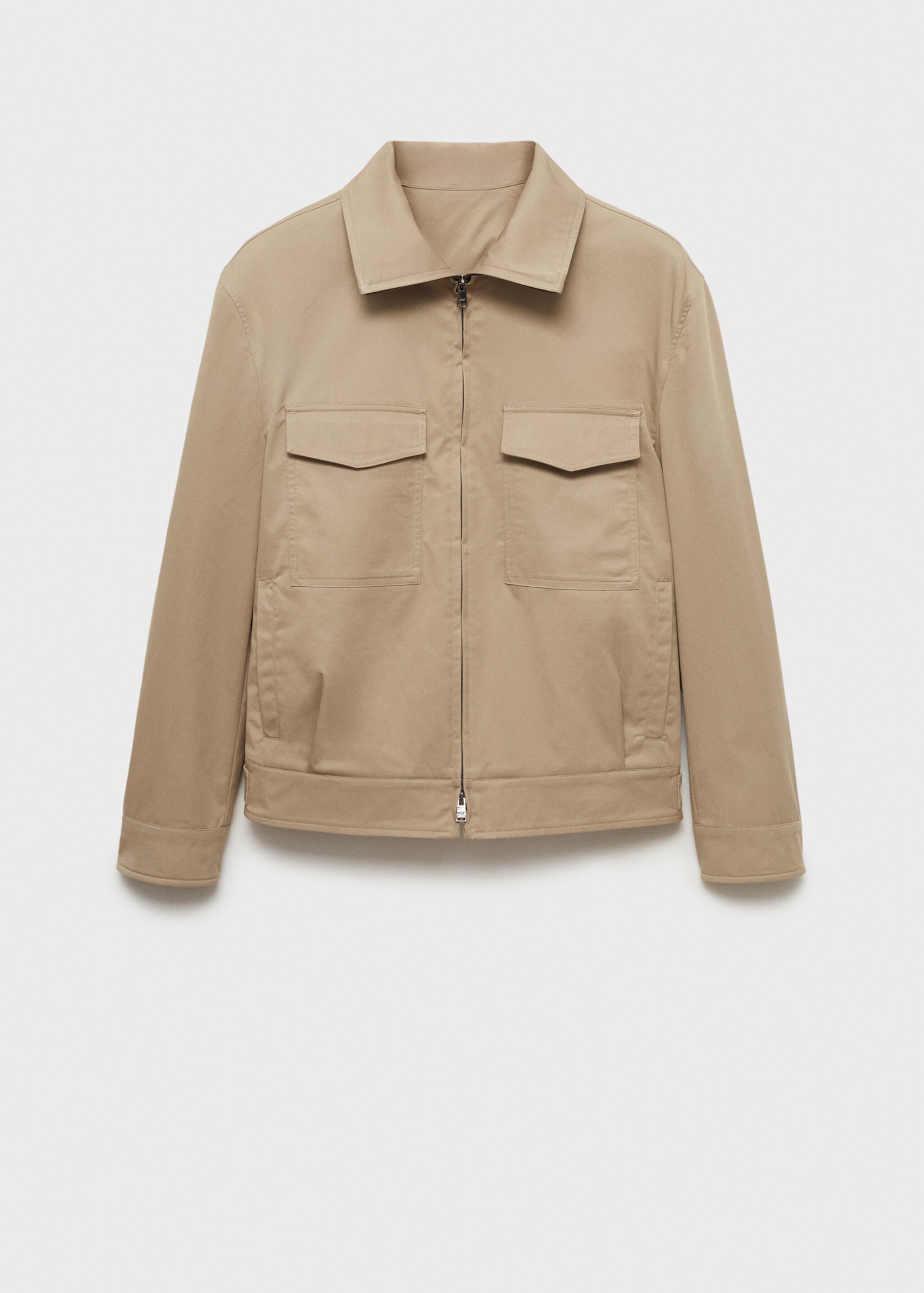 Relaxed-fit cotton jacket - Article without model