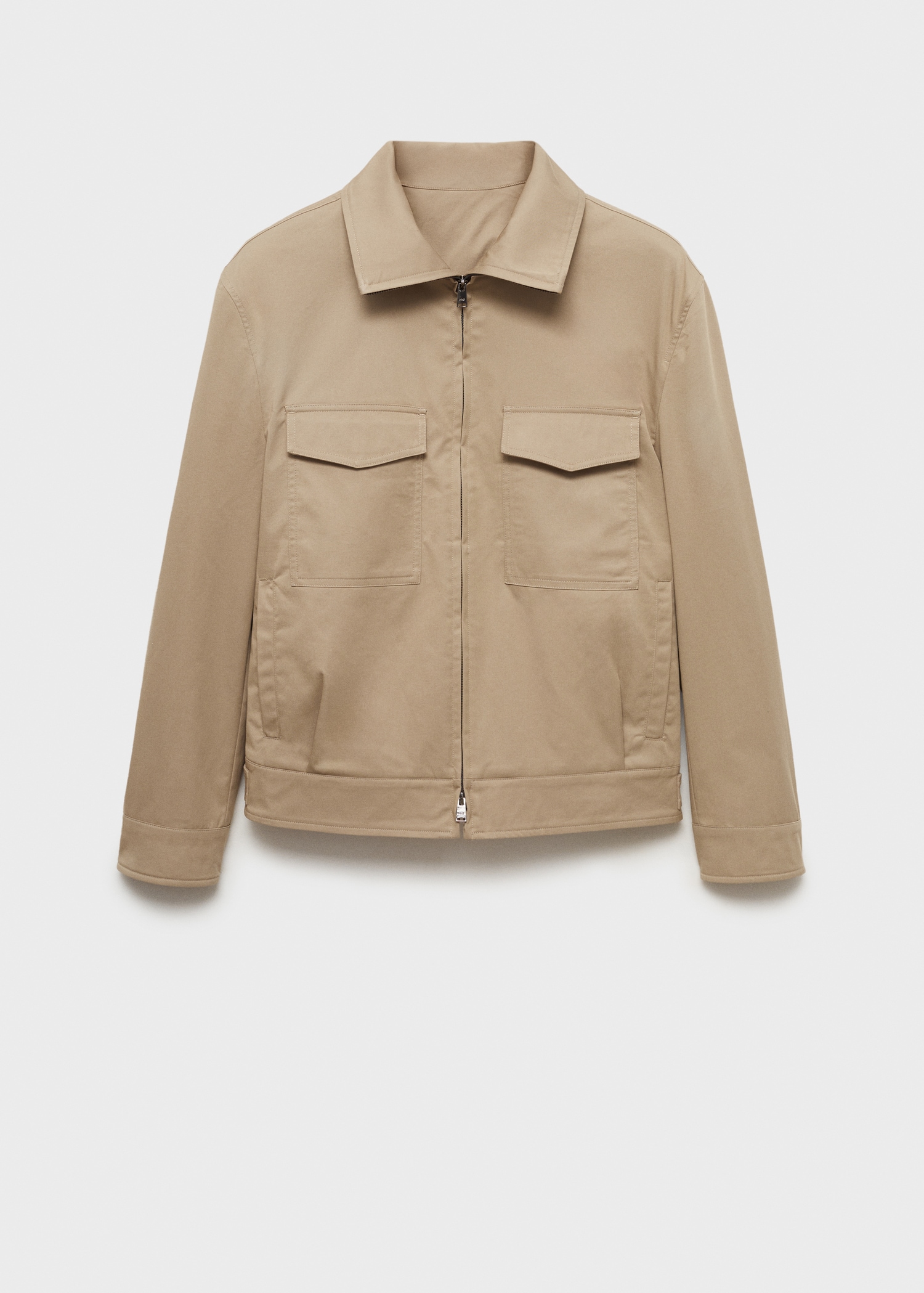 Relaxed-fit cotton jacket - Article without model