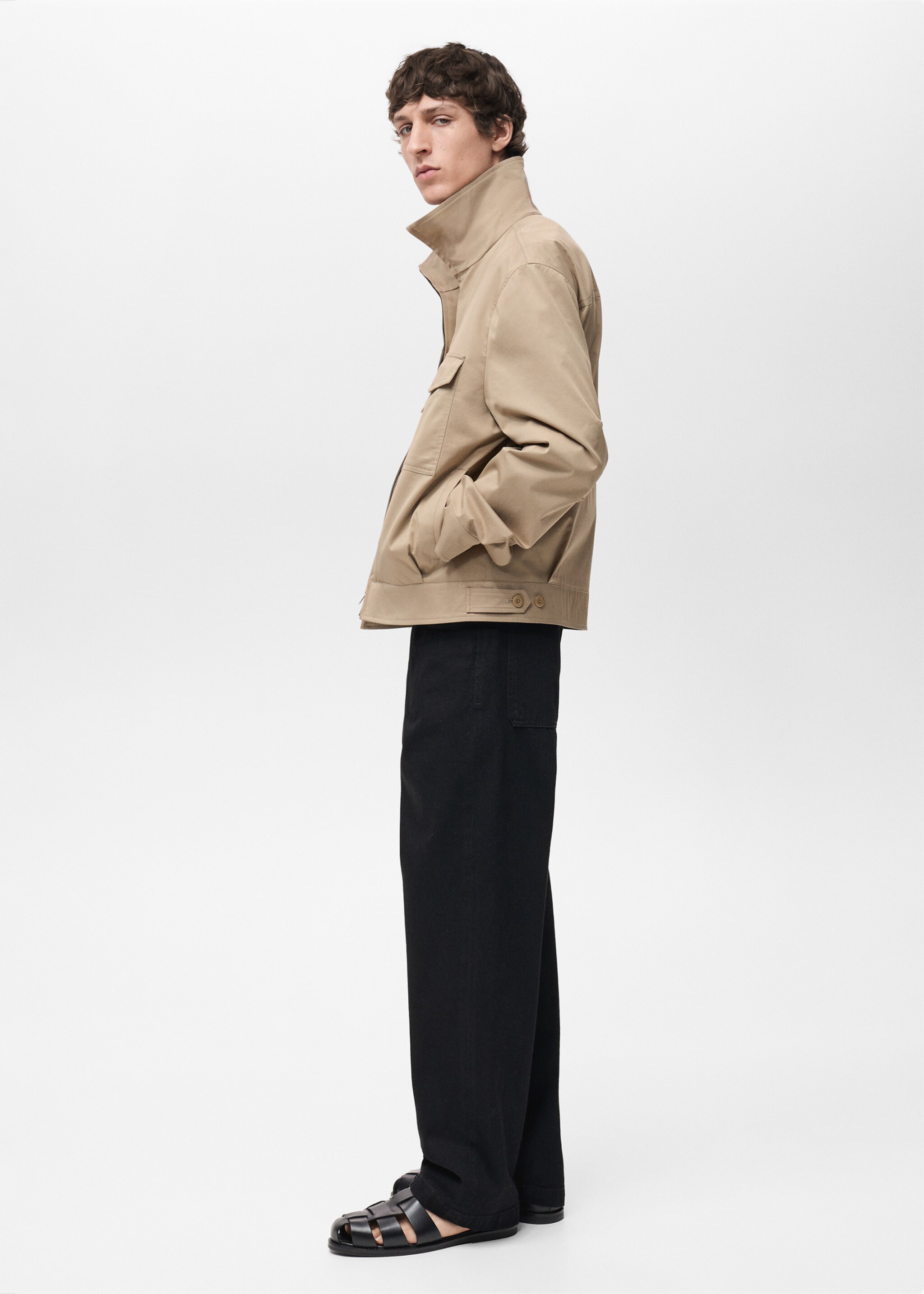 Relaxed-fit cotton jacket - Details of the article 2