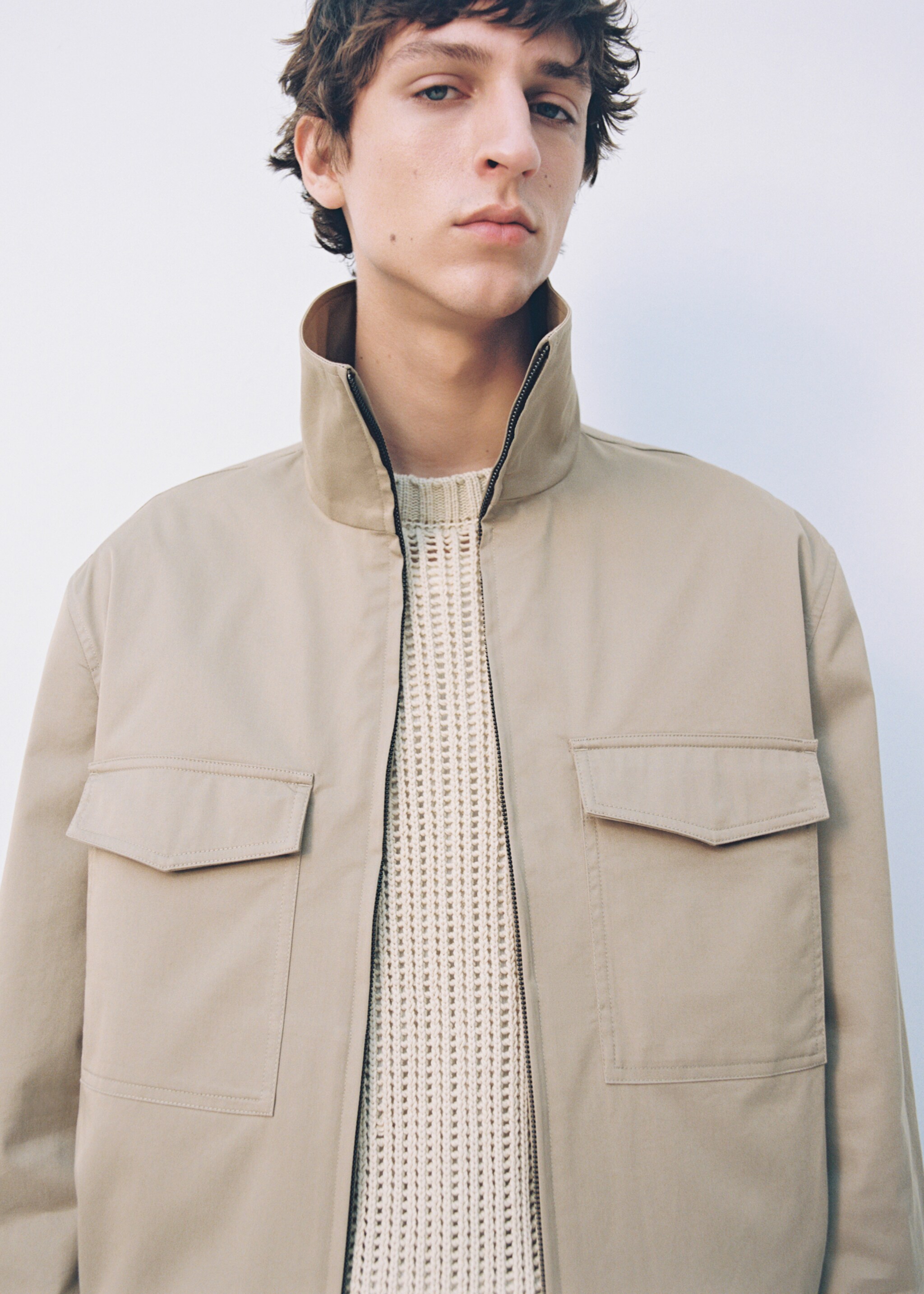 Relaxed-fit cotton jacket - Details of the article 3