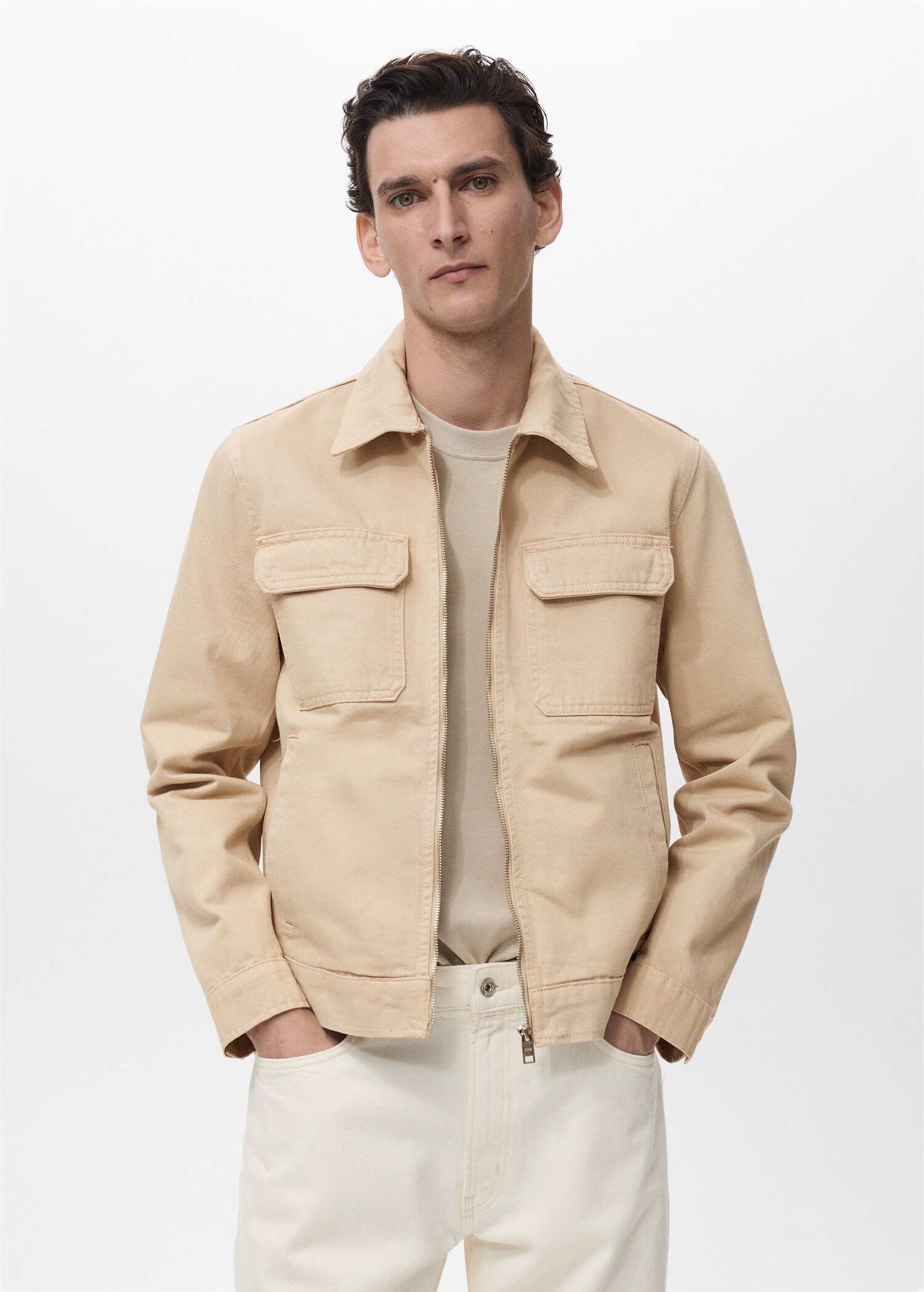 Denim jacket pockets - Medium plane