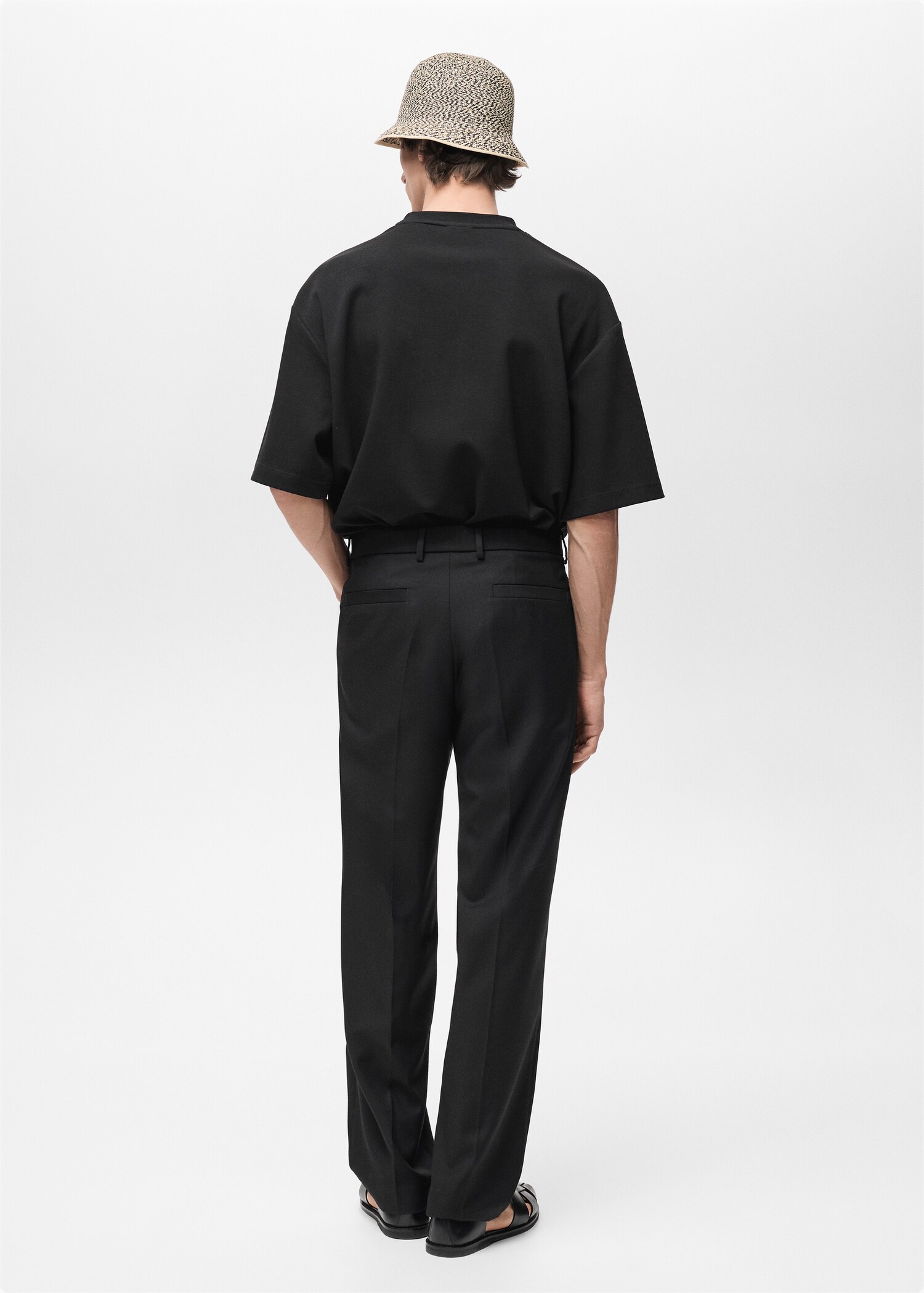 Oversize cepli tişört - Ürünün arkası