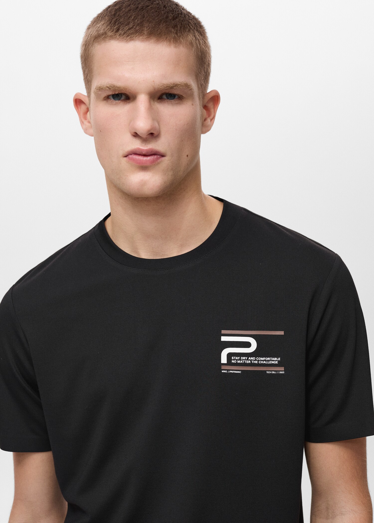 Camiseta slim fit estampada COOLMAX® - Detalle del artículo 1