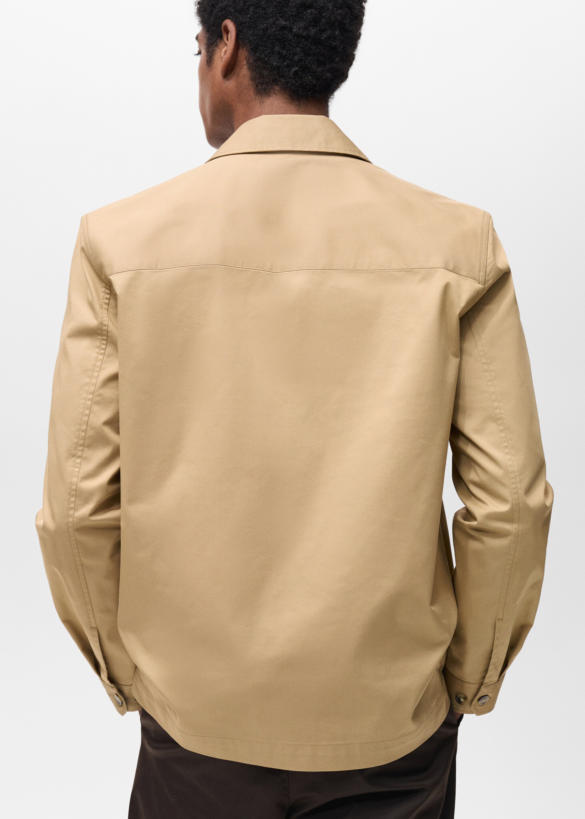 Surchemise regular-fit coton poches - Verso de l’article