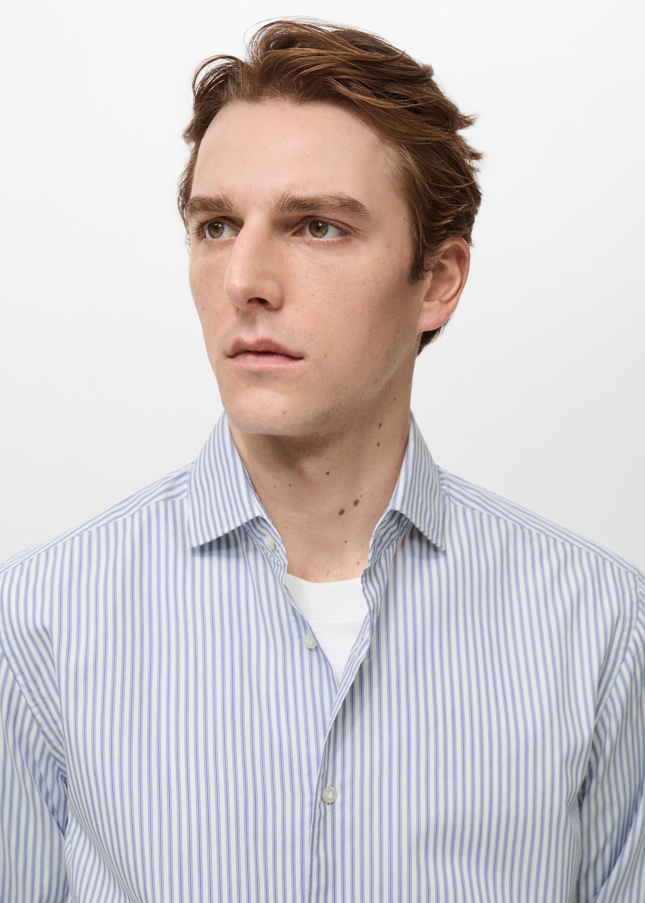Camisa 100% algodón rayas - Detalle del artículo 1