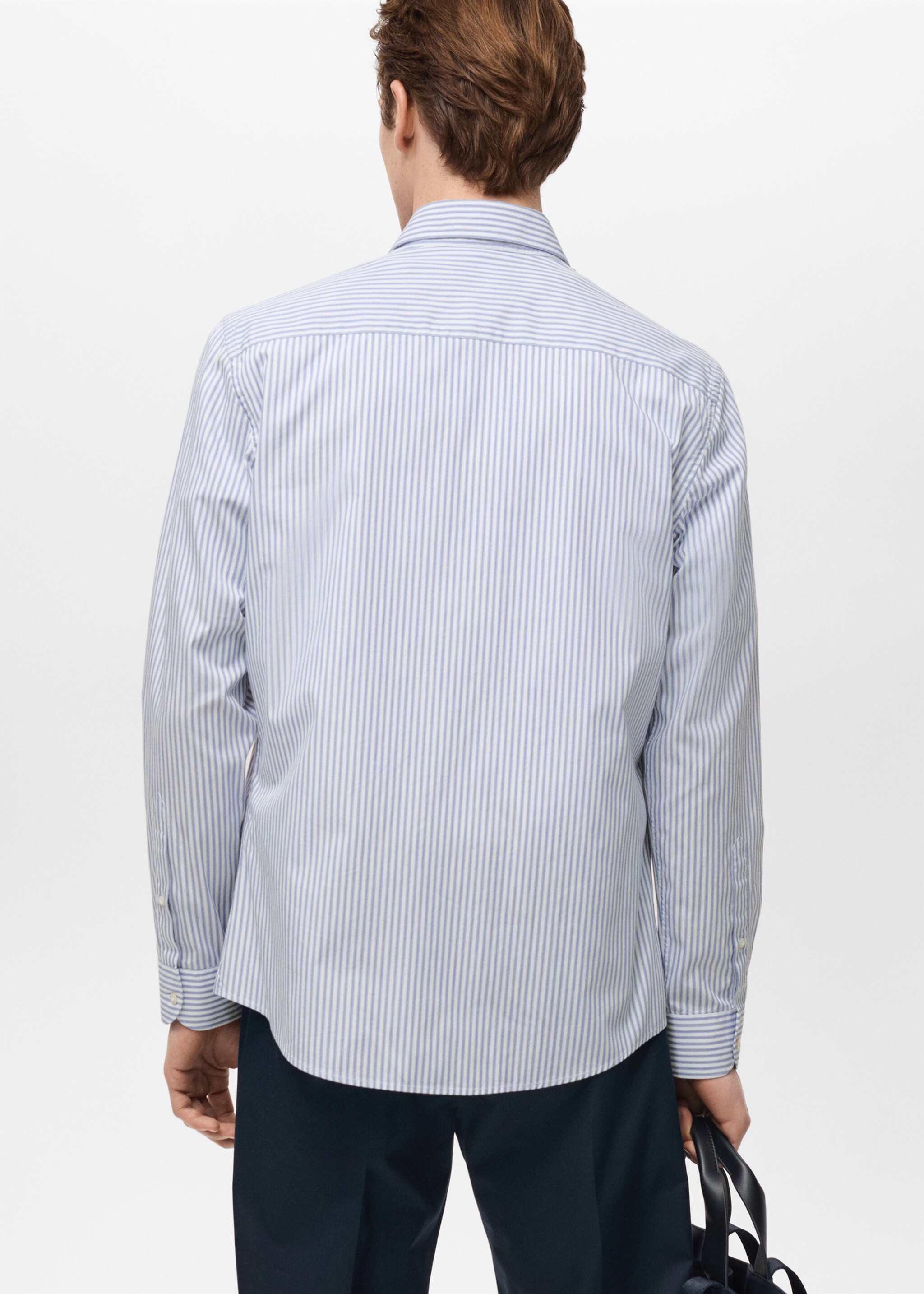 Camisa 100% algodón rayas - Reverso del artículo