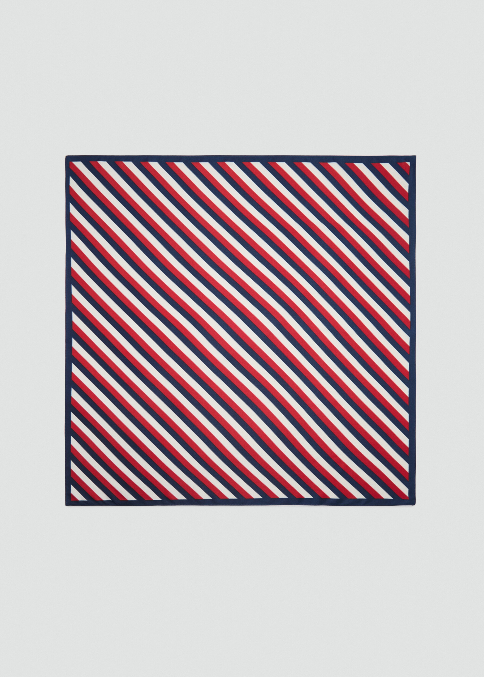 Multi-coloured striped scarf - Article without model