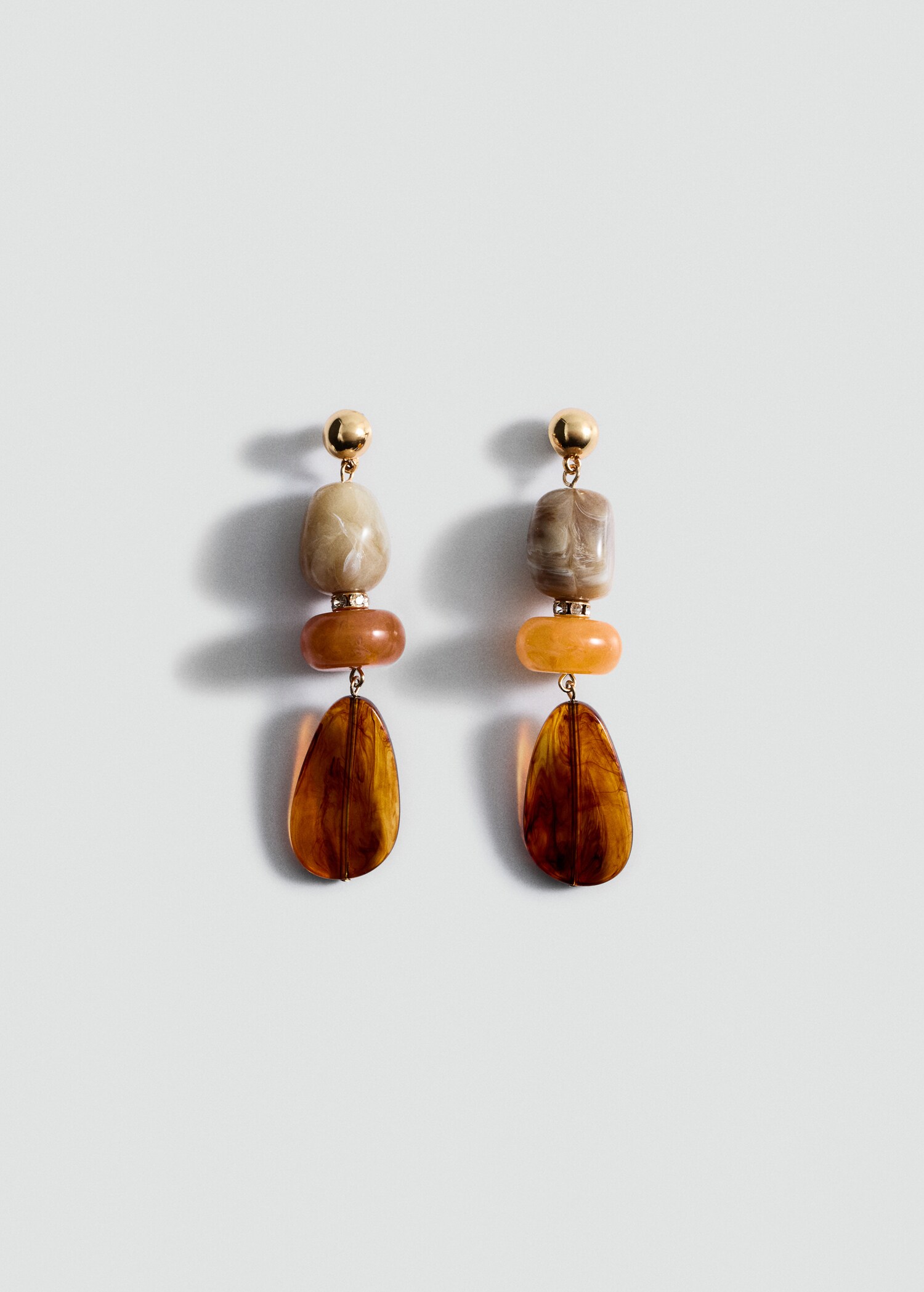 Boucles d'oreilles perles pendantes - Article sans modèle