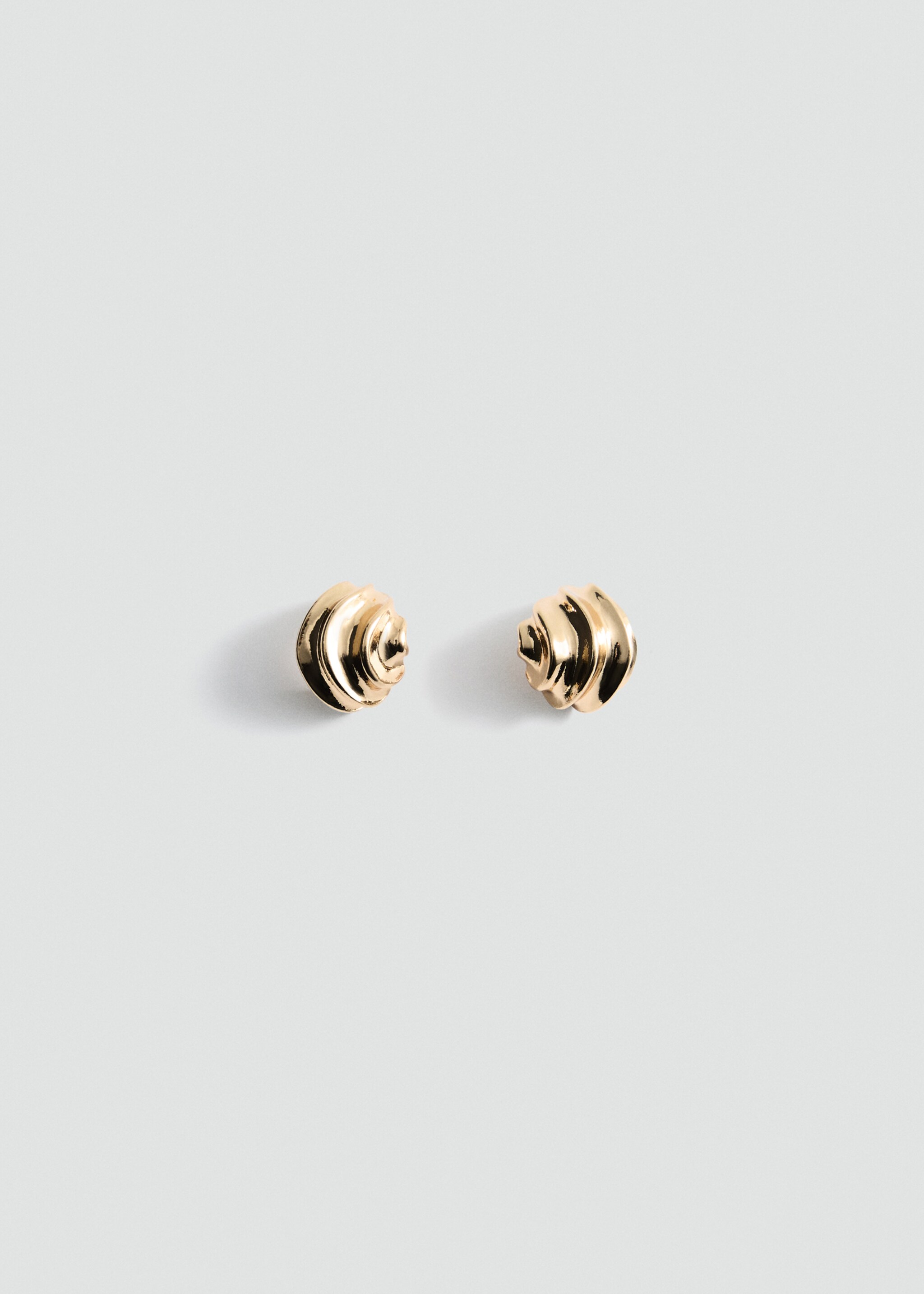 Embossed spiral earrings - Article without model