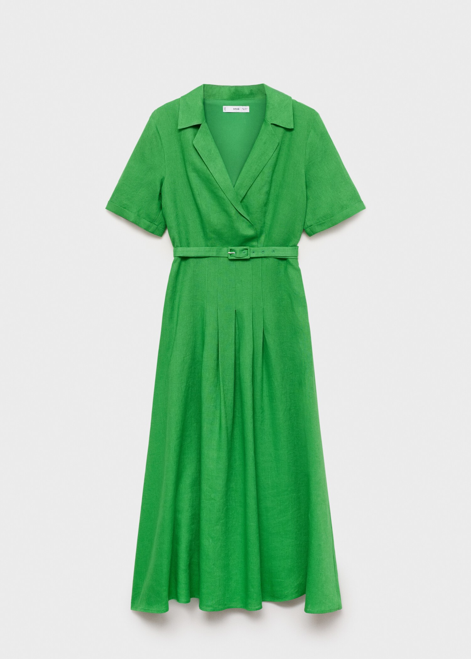 Belt linen dress - Article without model
