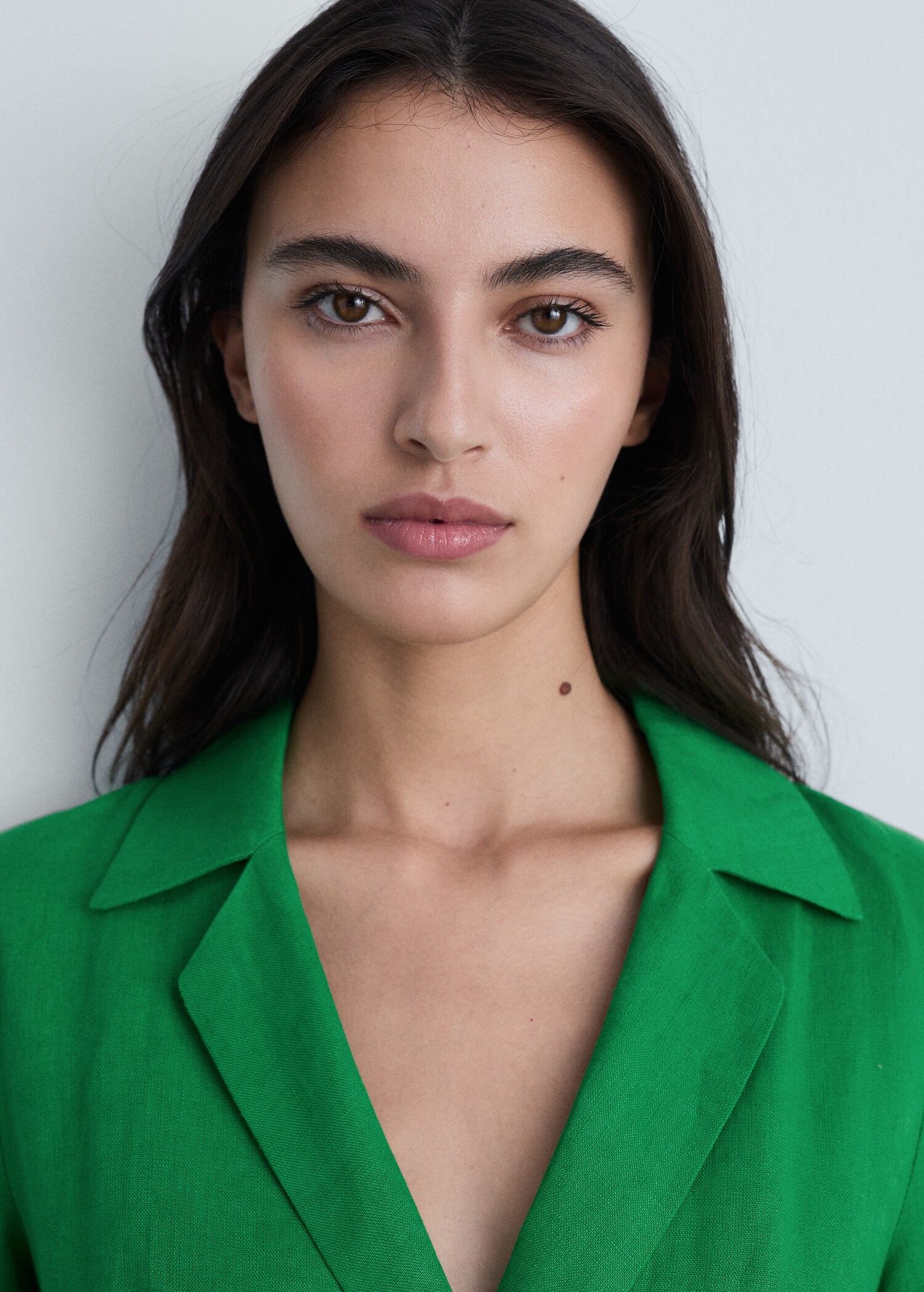 Belt linen dress - Details of the article 1