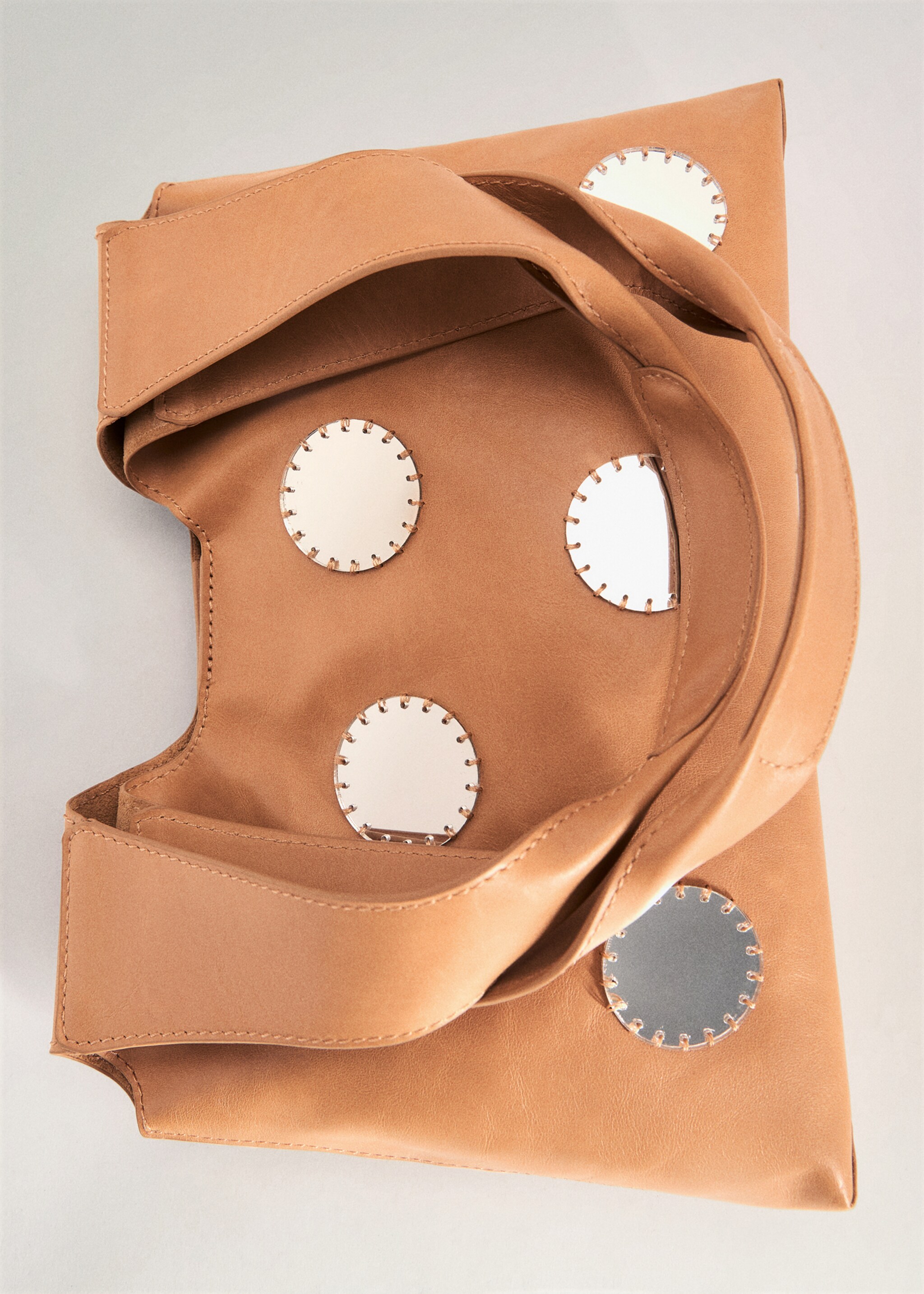 Sac porté épaule cuir miroirs - Détail de l'article 5