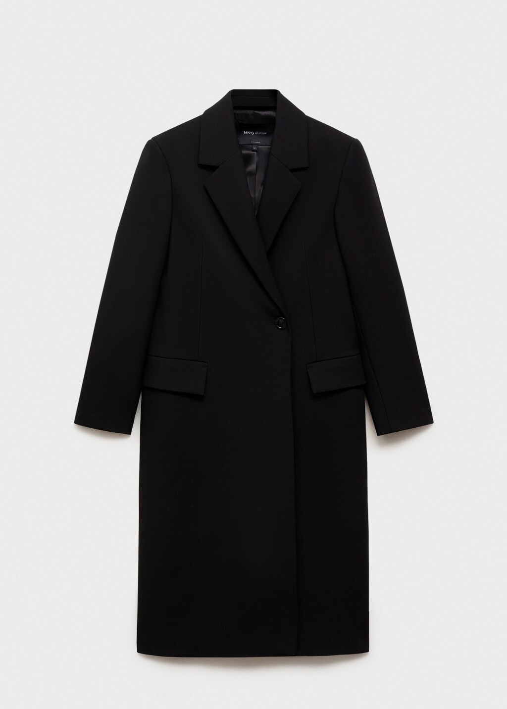 Double-breasted midi wool coat - Women | MANGO USA