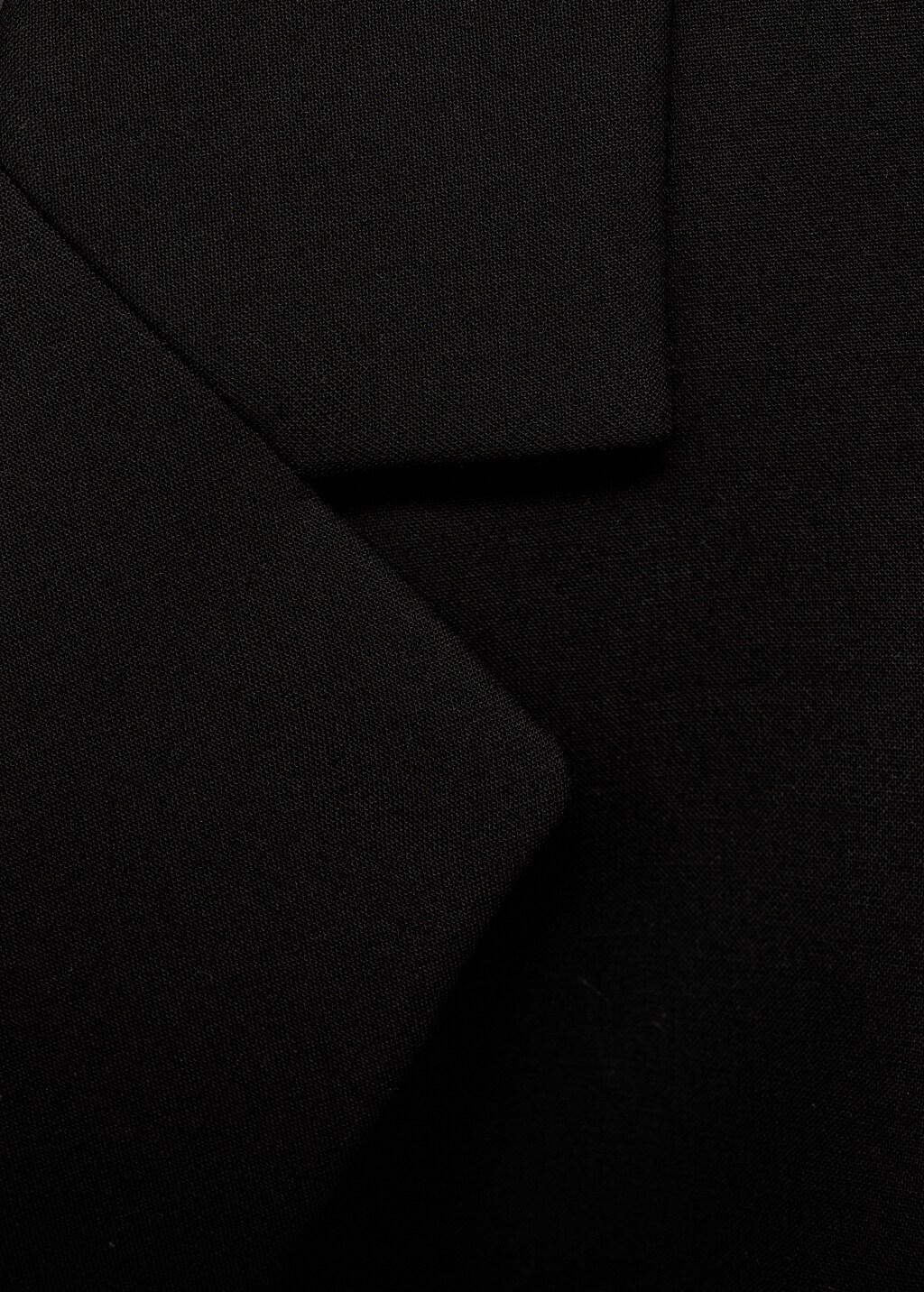 Mango Long structured wool coat