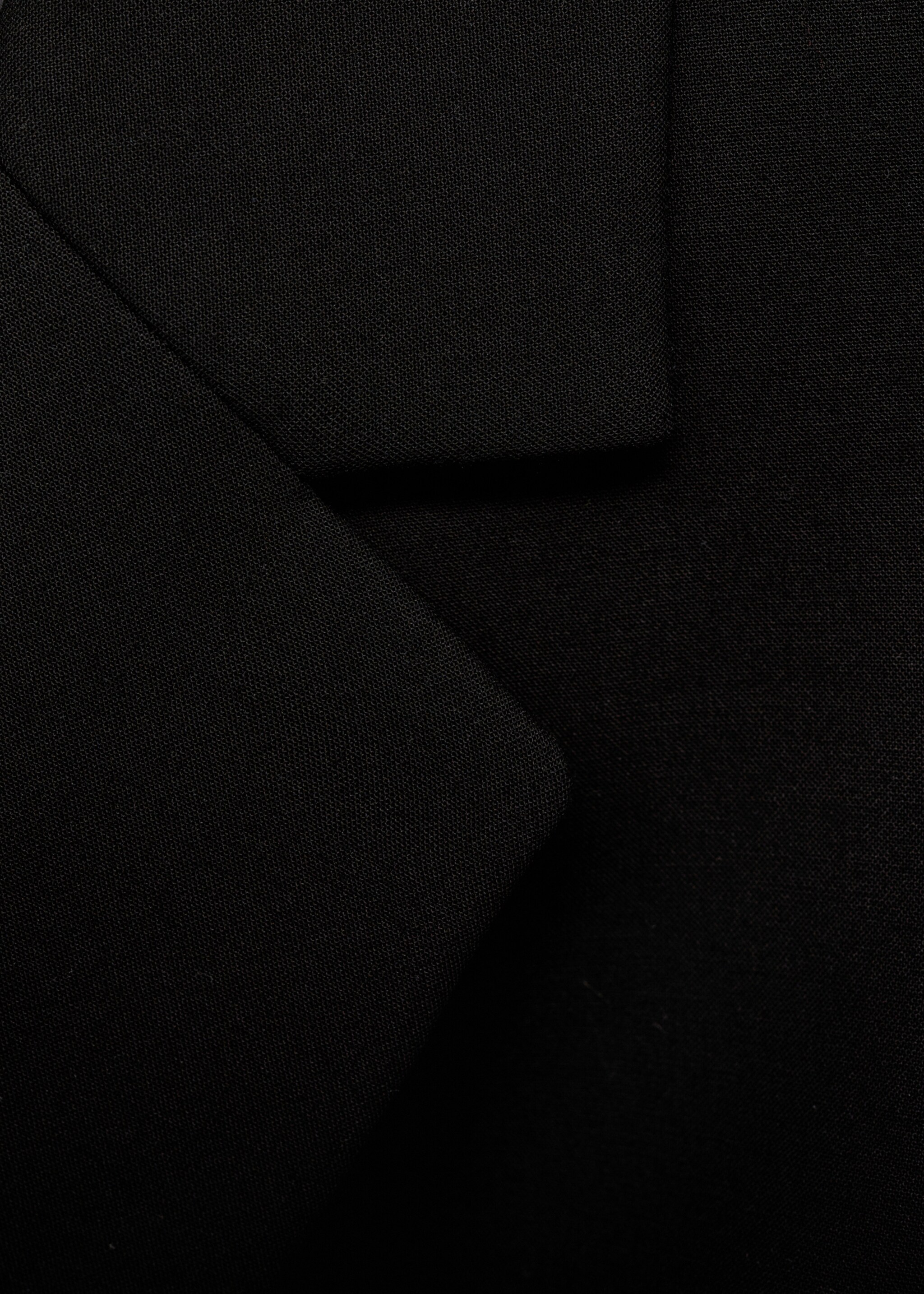 Long structured wool coat - Details of the article 8