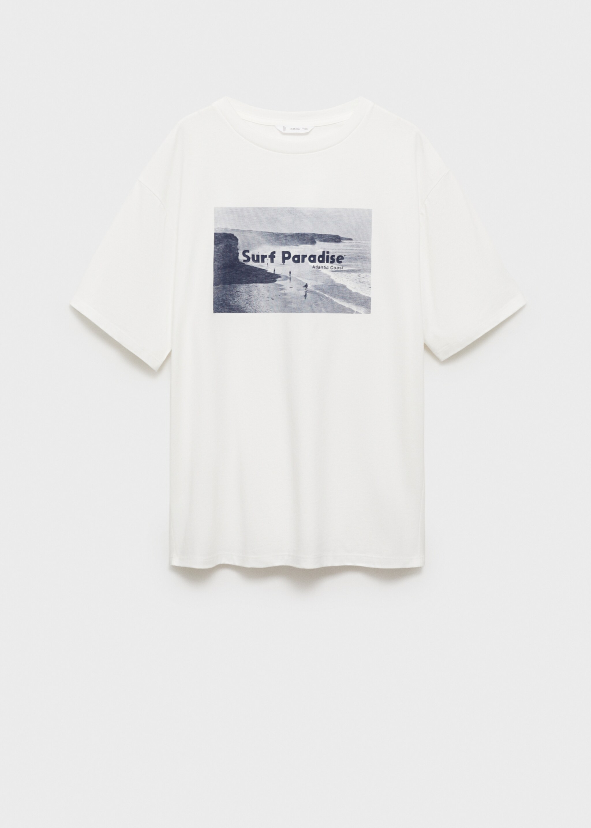 Printed cotton-blend t-shirt - Article without model