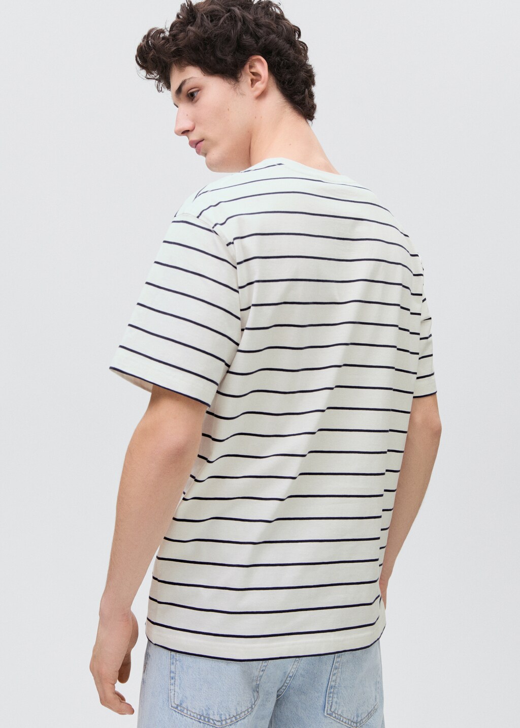 【SATIIIZ】Caned Stripe Short Sleeve T-shirt Amazon.com: JJdocvanatic Men's Vintage Striped T-Shirt Short