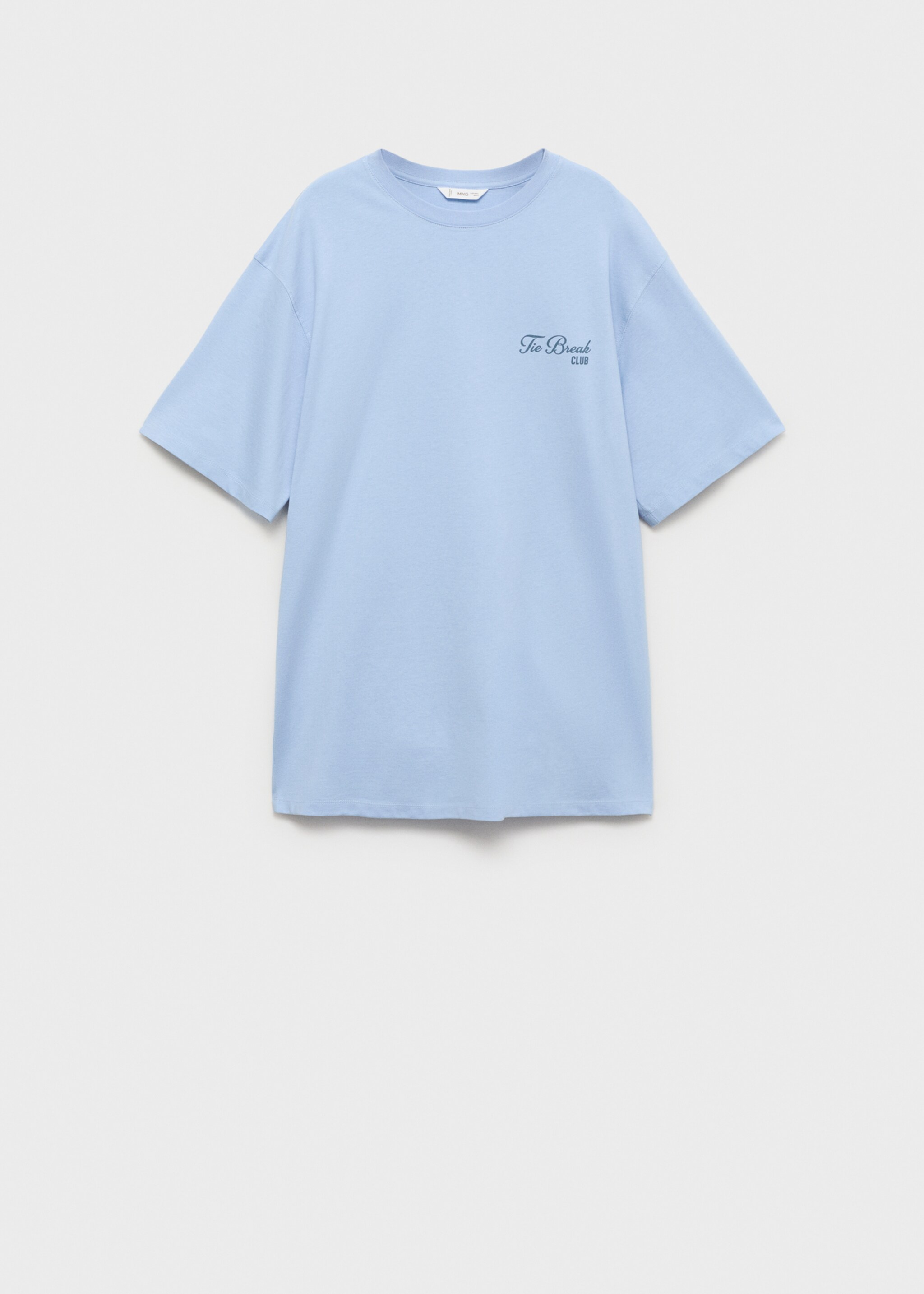 Message cotton T-shirt - Article without model