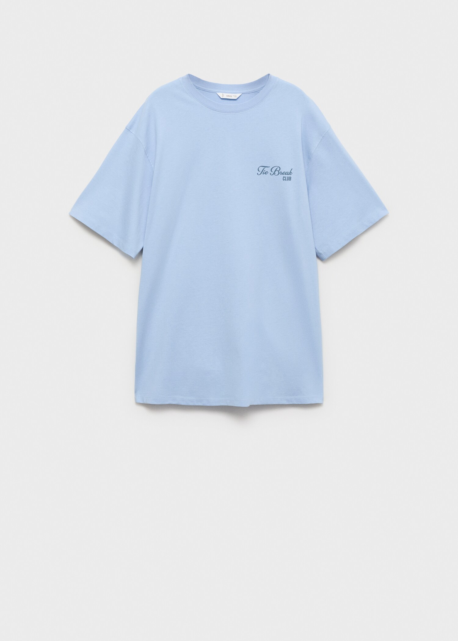 Message cotton T-shirt - Article without model