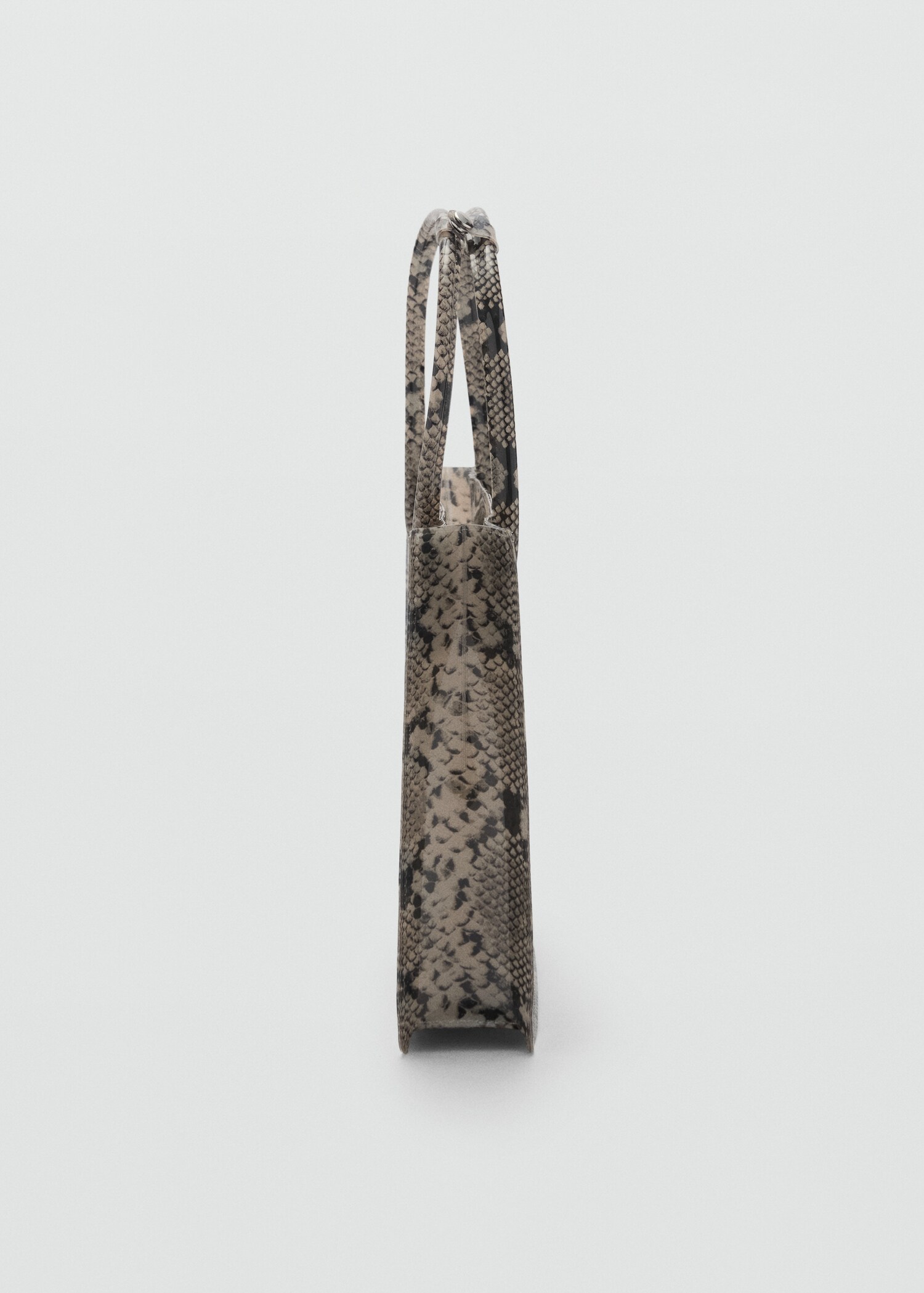 Sac multi-usages en nylon imprimé animal Marron Clair Sac multi-usages en nylon imprimé animal Marron Clair