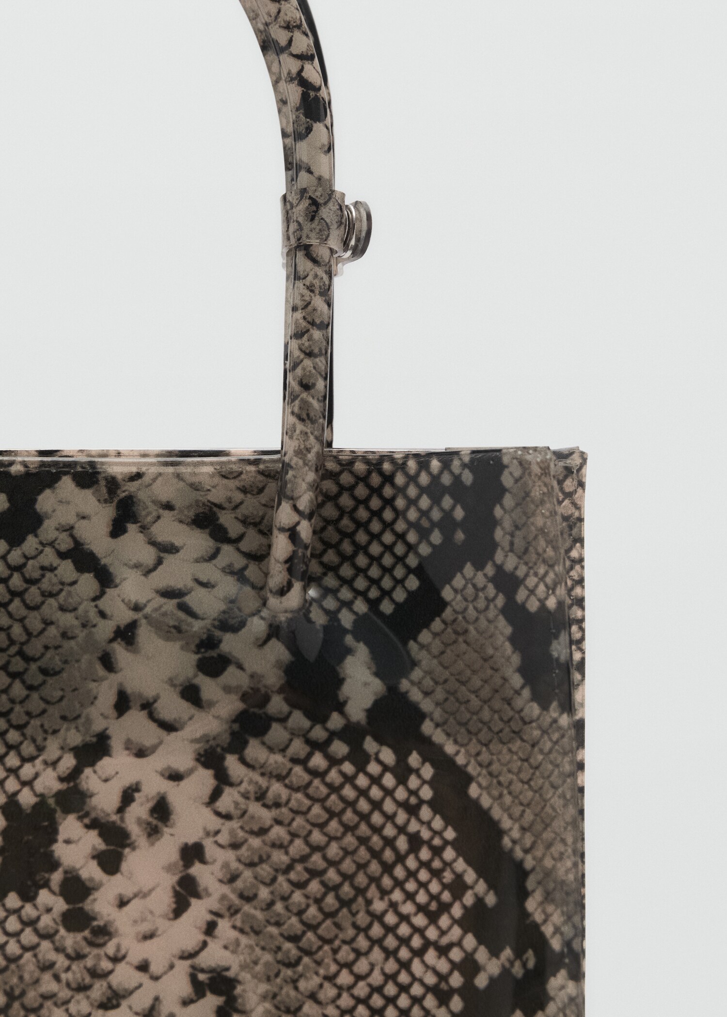 Bolso mano doble asa animal print - Detalle del artículo 2