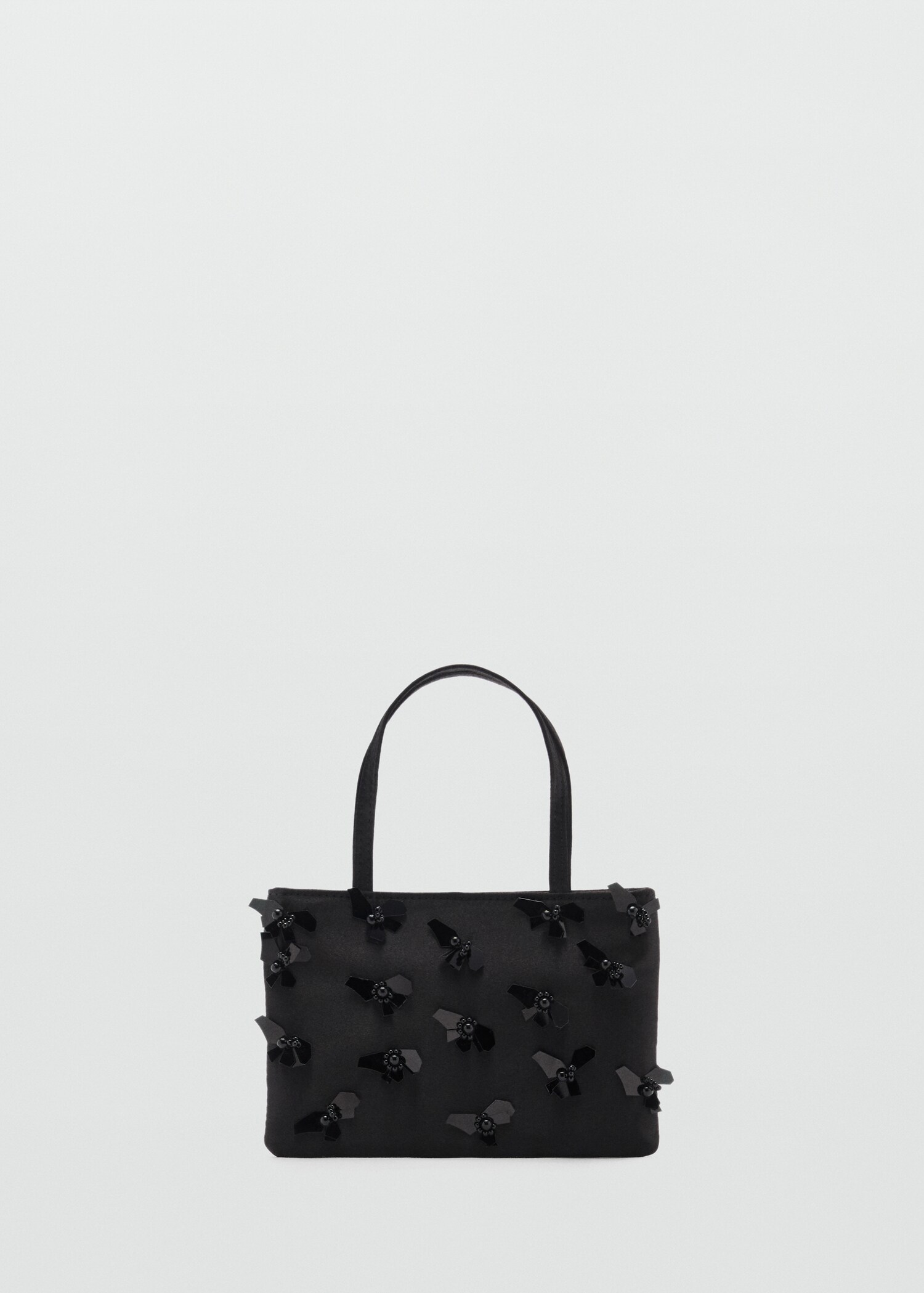 Handtasche mit Blumenapplikationen - Artikel ohne Model