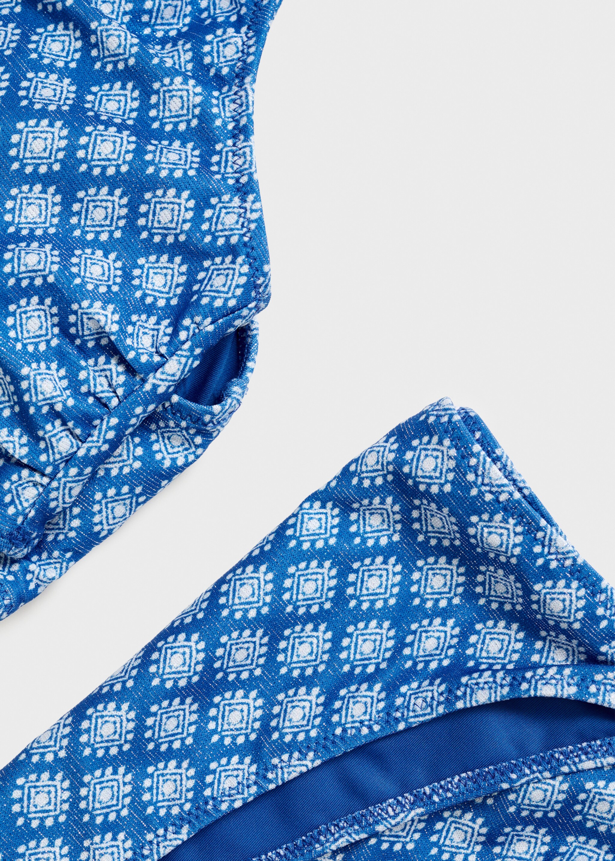 Asymmetrical printed bikini - Details of the article 0