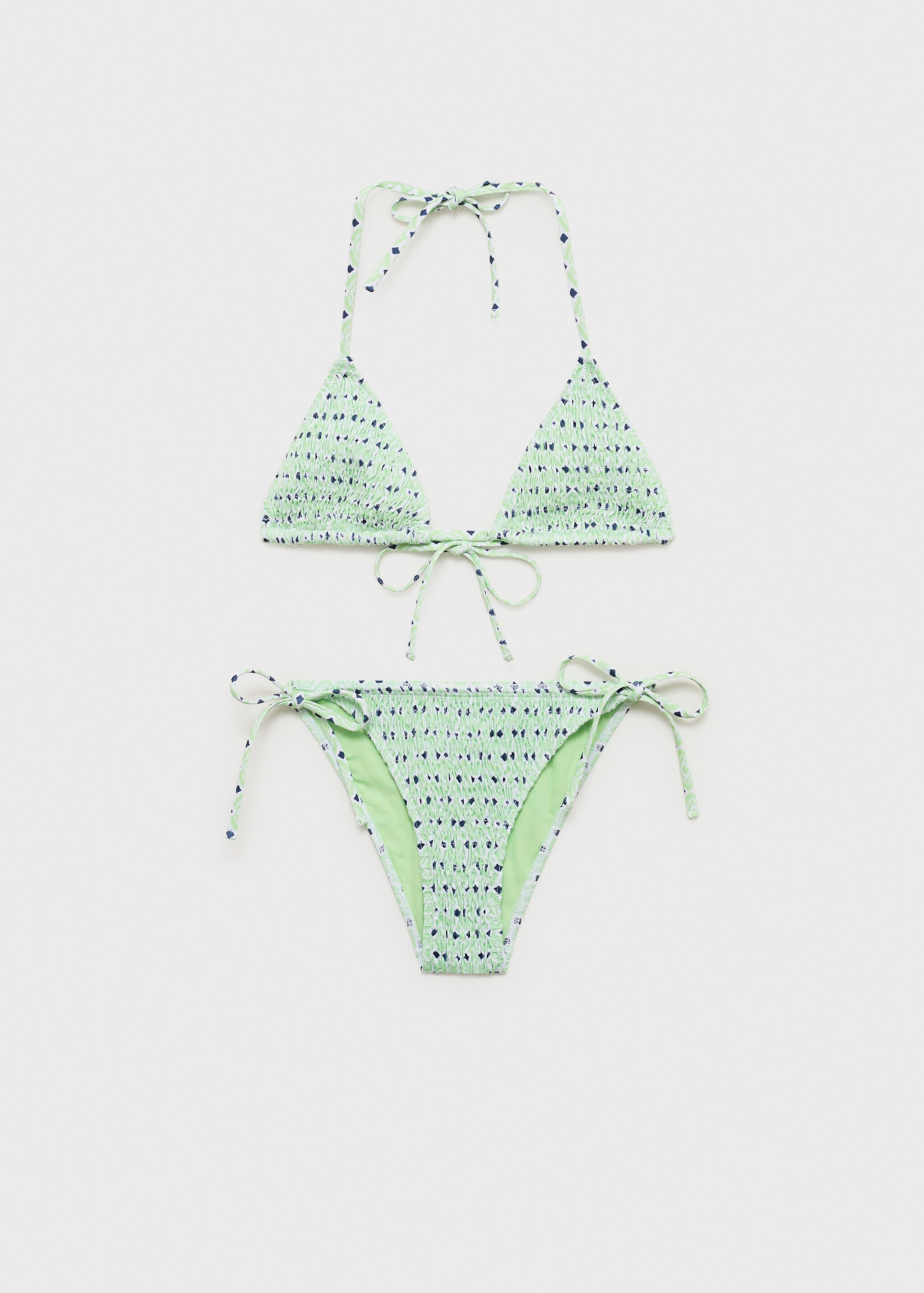 Ruched printed bikini - Article without model