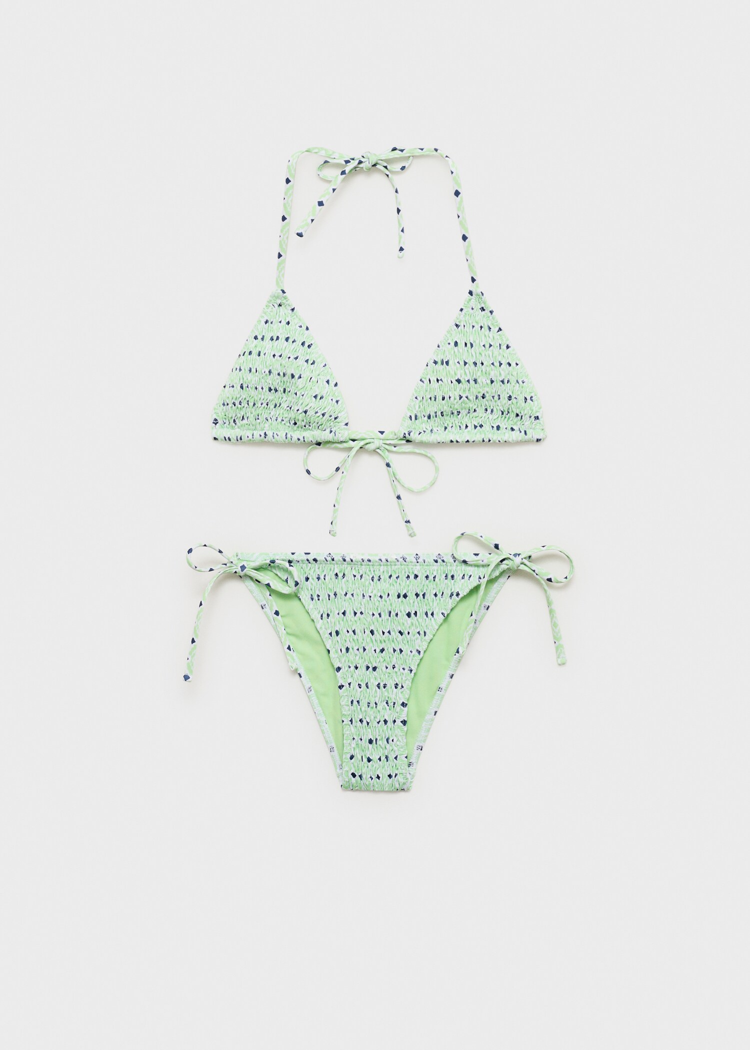 Ruched printed bikini - Article without model
