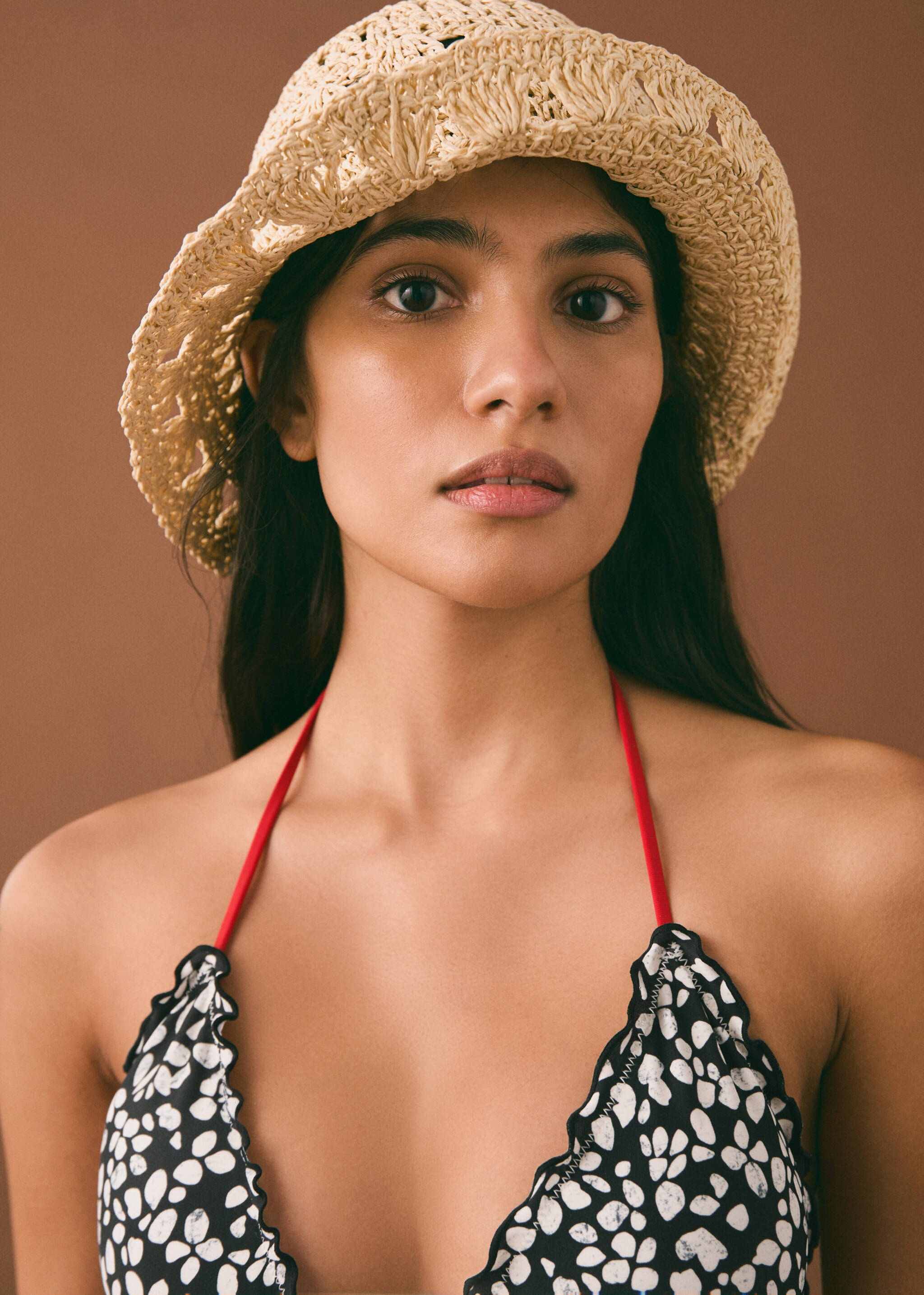 Bikini with printed trim - Details of the article 1