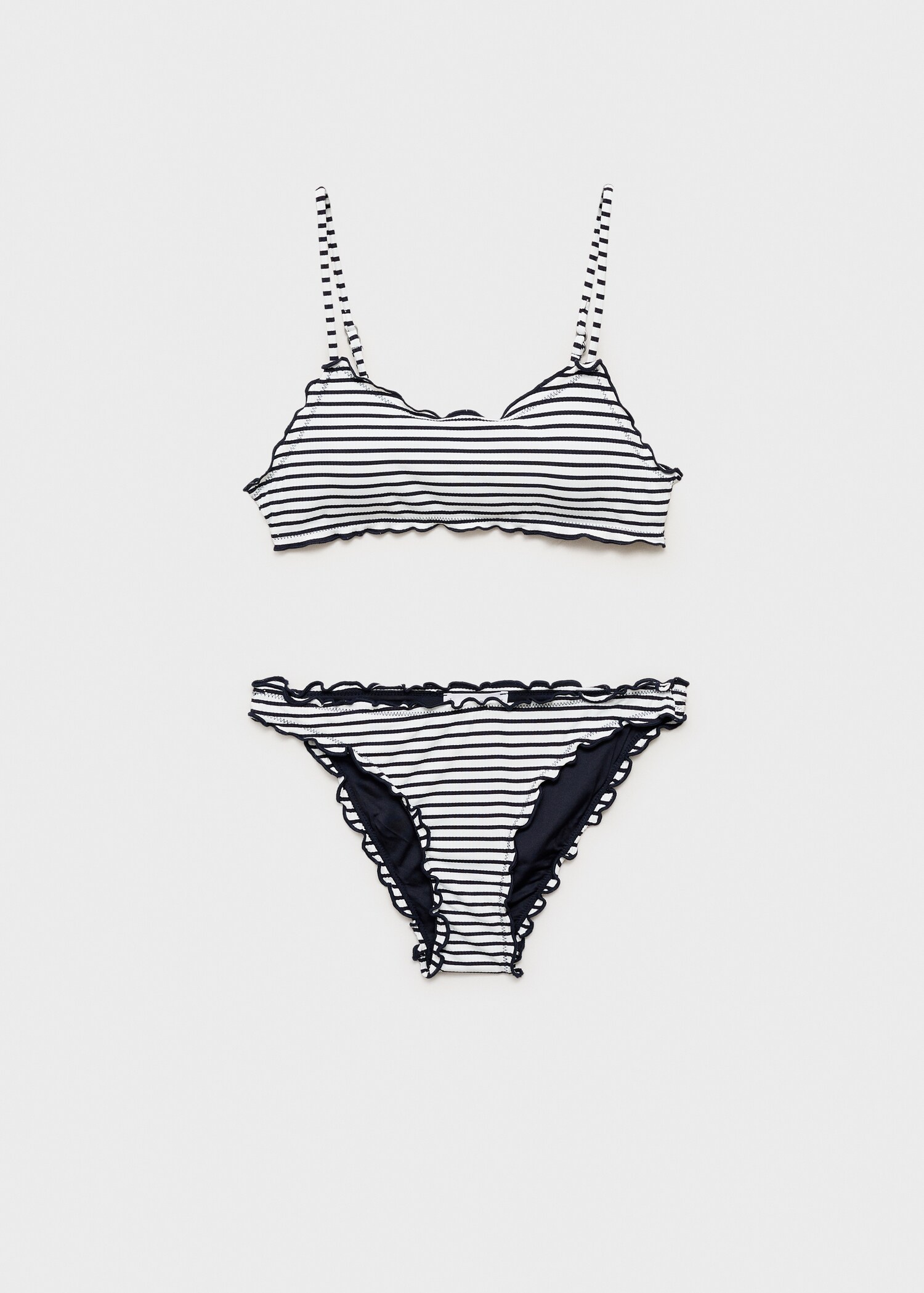 Striped bikini with trim - Article without model