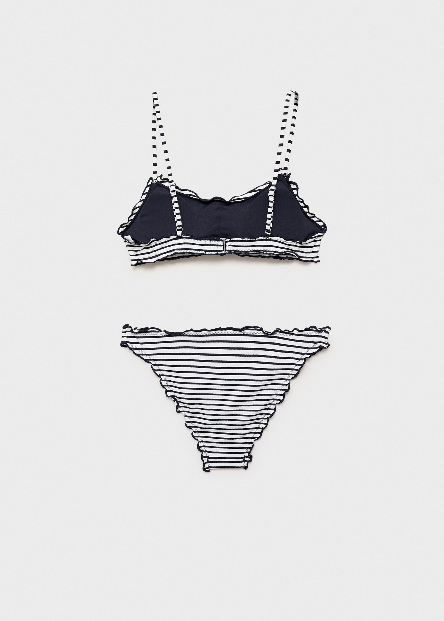 Striped bikini with trim - Details of the article 8