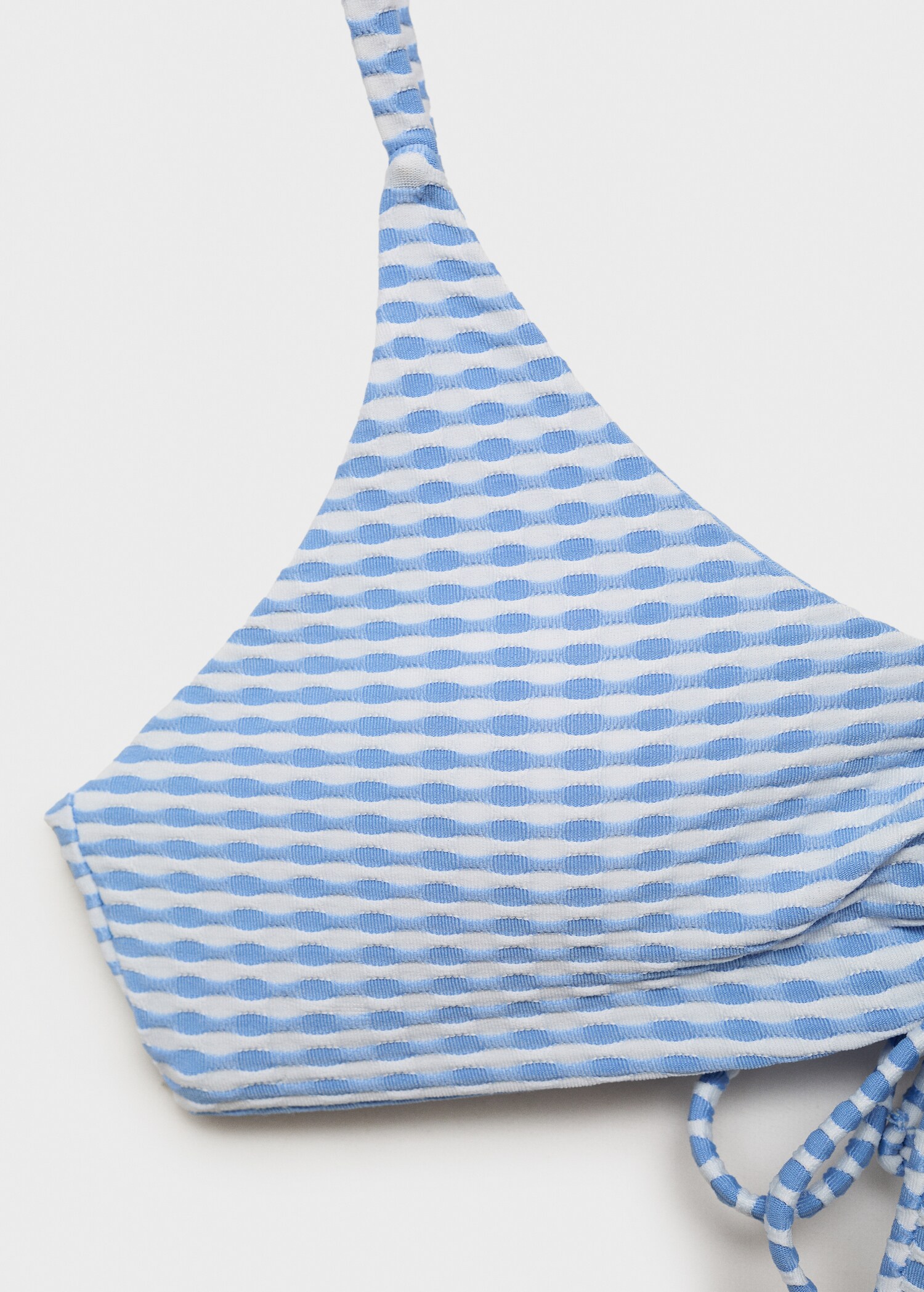 Bikini with textured bow - Details of the article 8