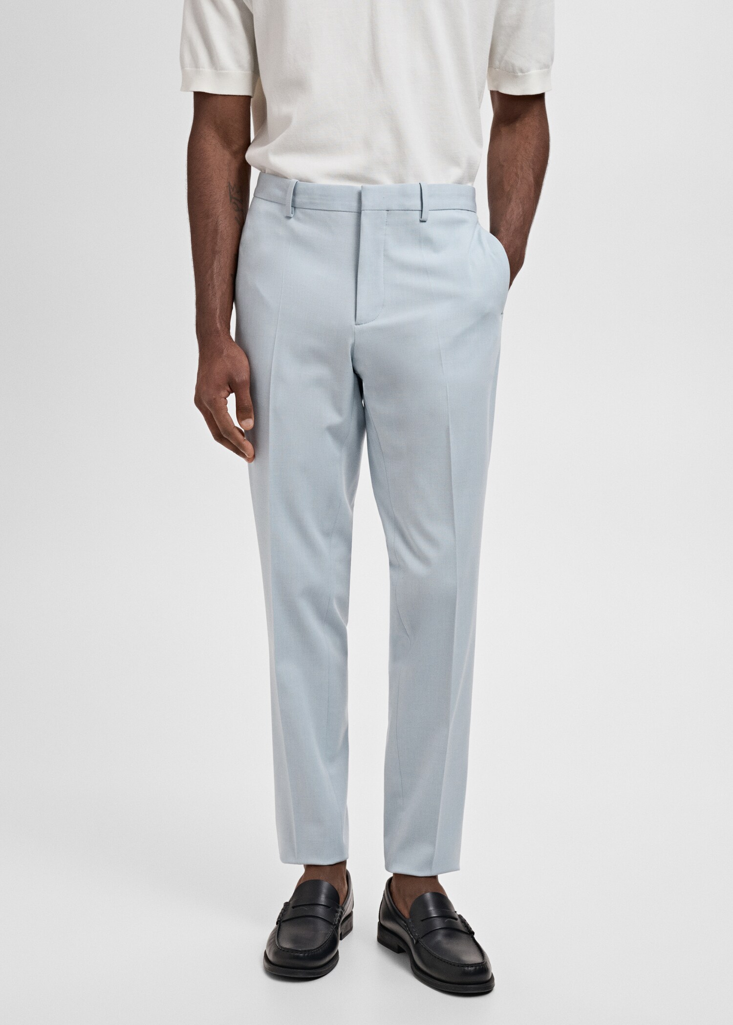Paris super slim-fit pantalon - Middenvlak