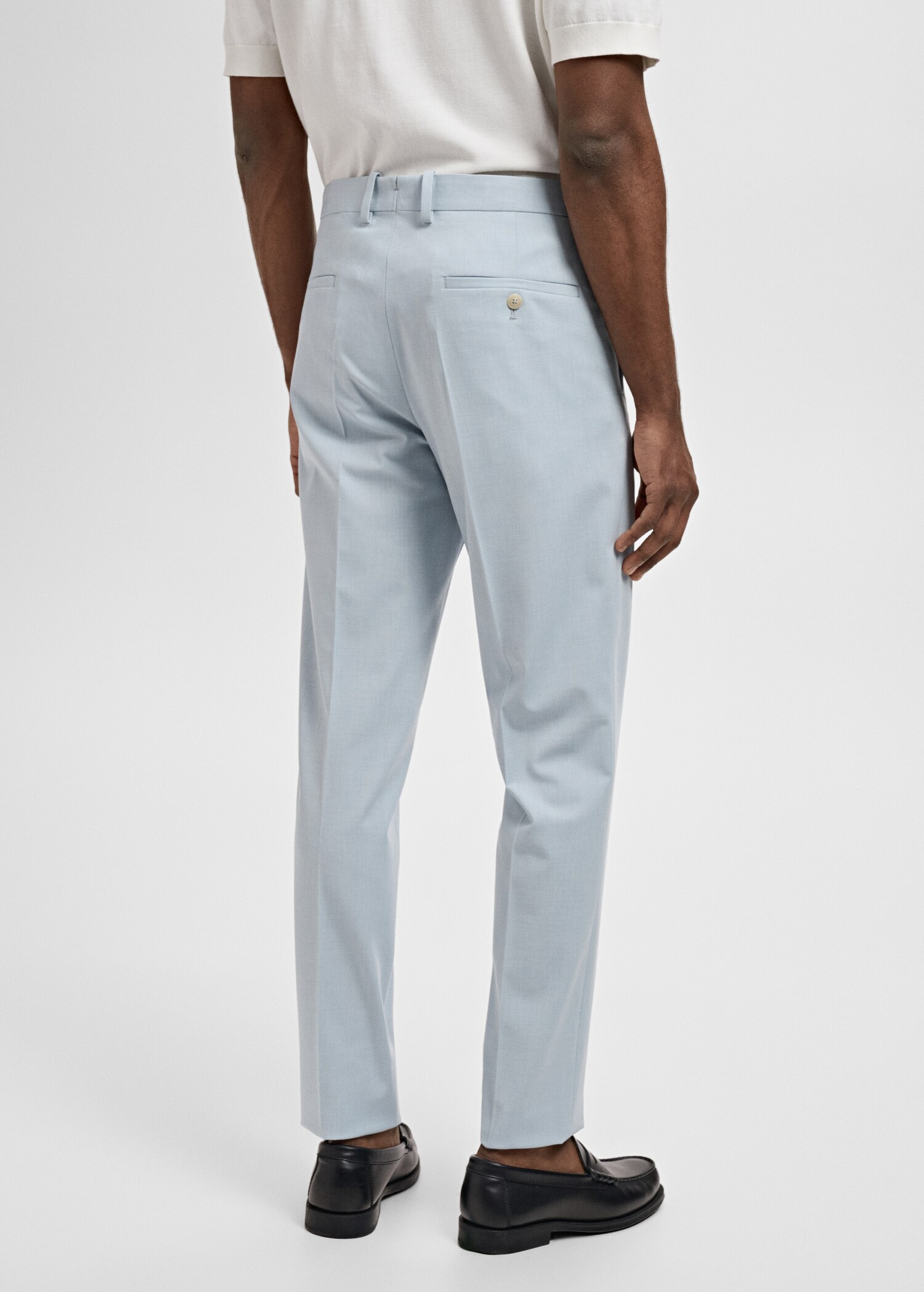 Paris super slim-fit pantalon - Achterkant van het artikel