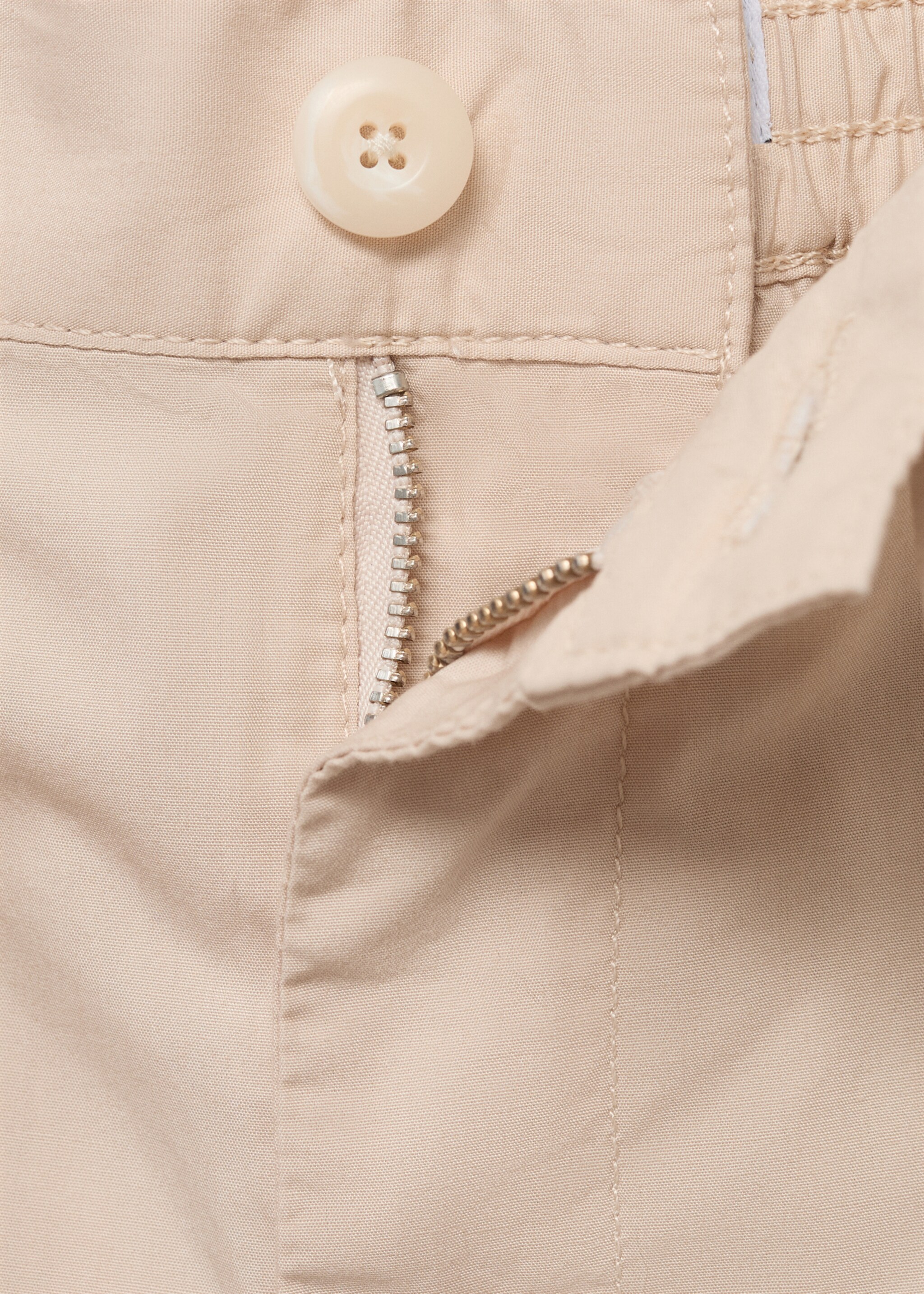 Poplin cotton trousers - Details of the article 0